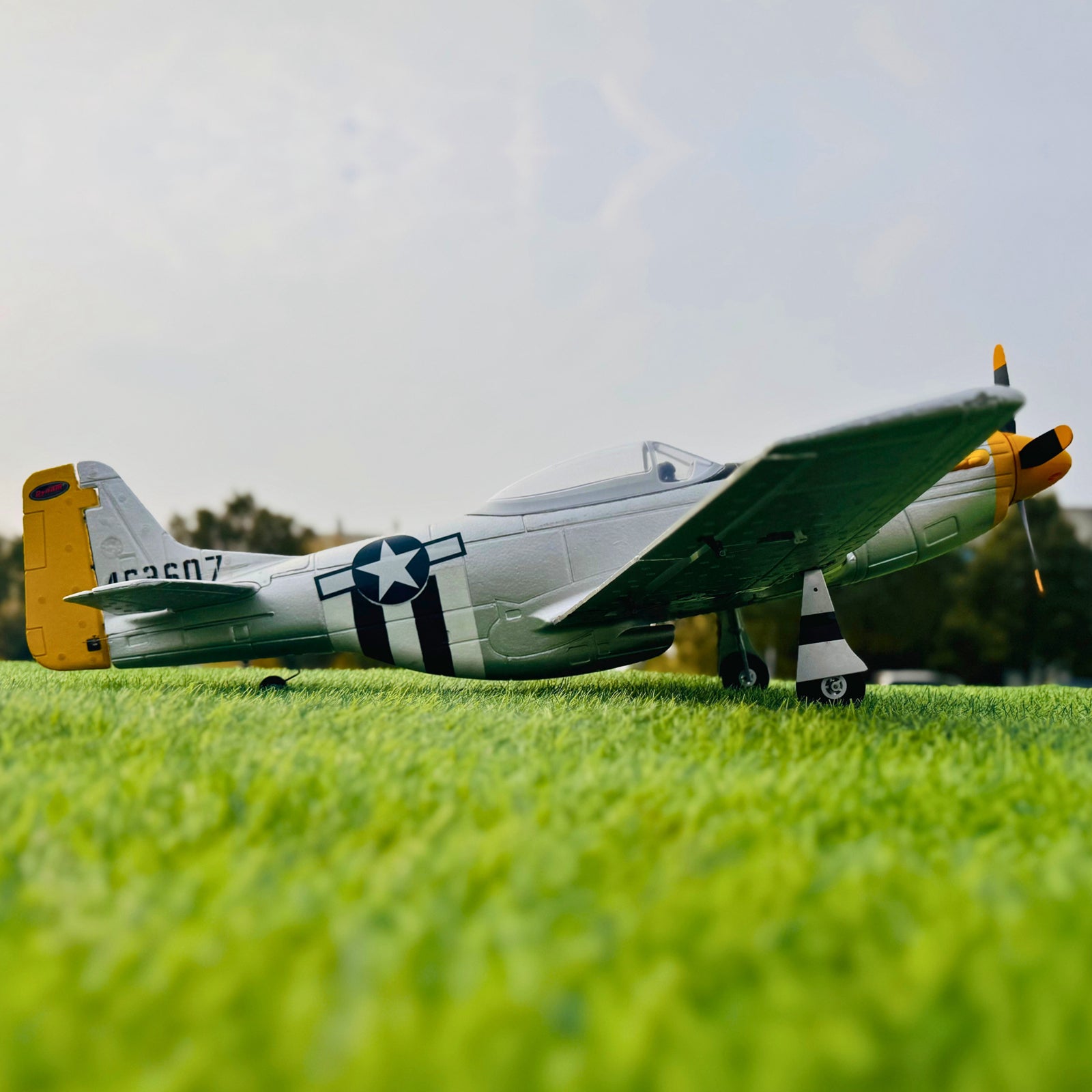 Dynam-P51-Mustang-V2-Silver-RC-Radio-Controlled-Warbird-Plane-1200mm-Wingspan-PNP-SPNP-BNF-RTF-DY8939SV