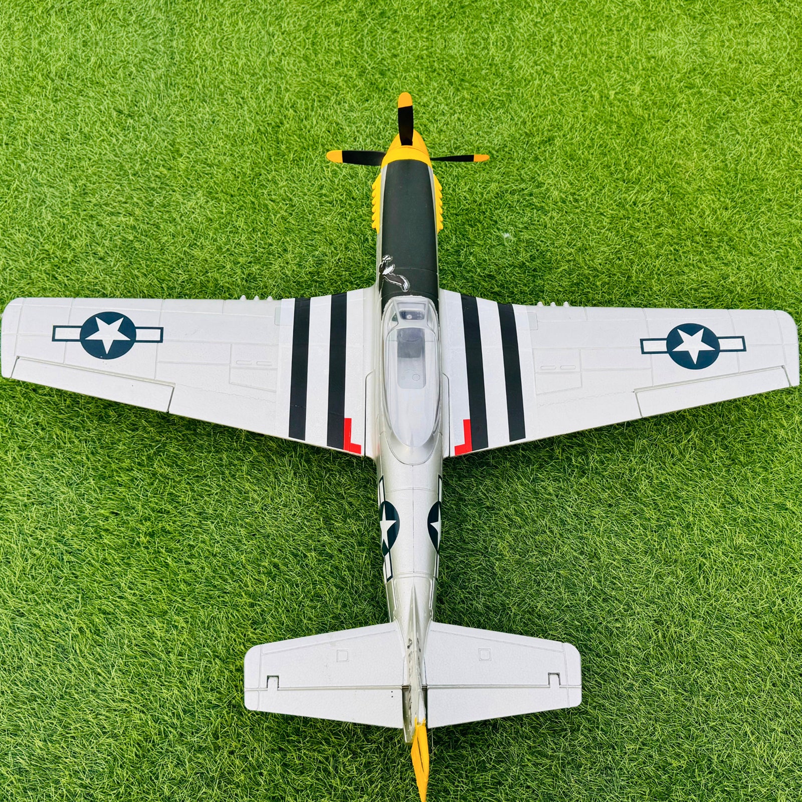 Dynam-P51-Mustang-V2-Silver-RC-Radio-Controlled-Warbird-Plane-1200mm-Wingspan-PNP-SPNP-BNF-RTF-DY8939SV