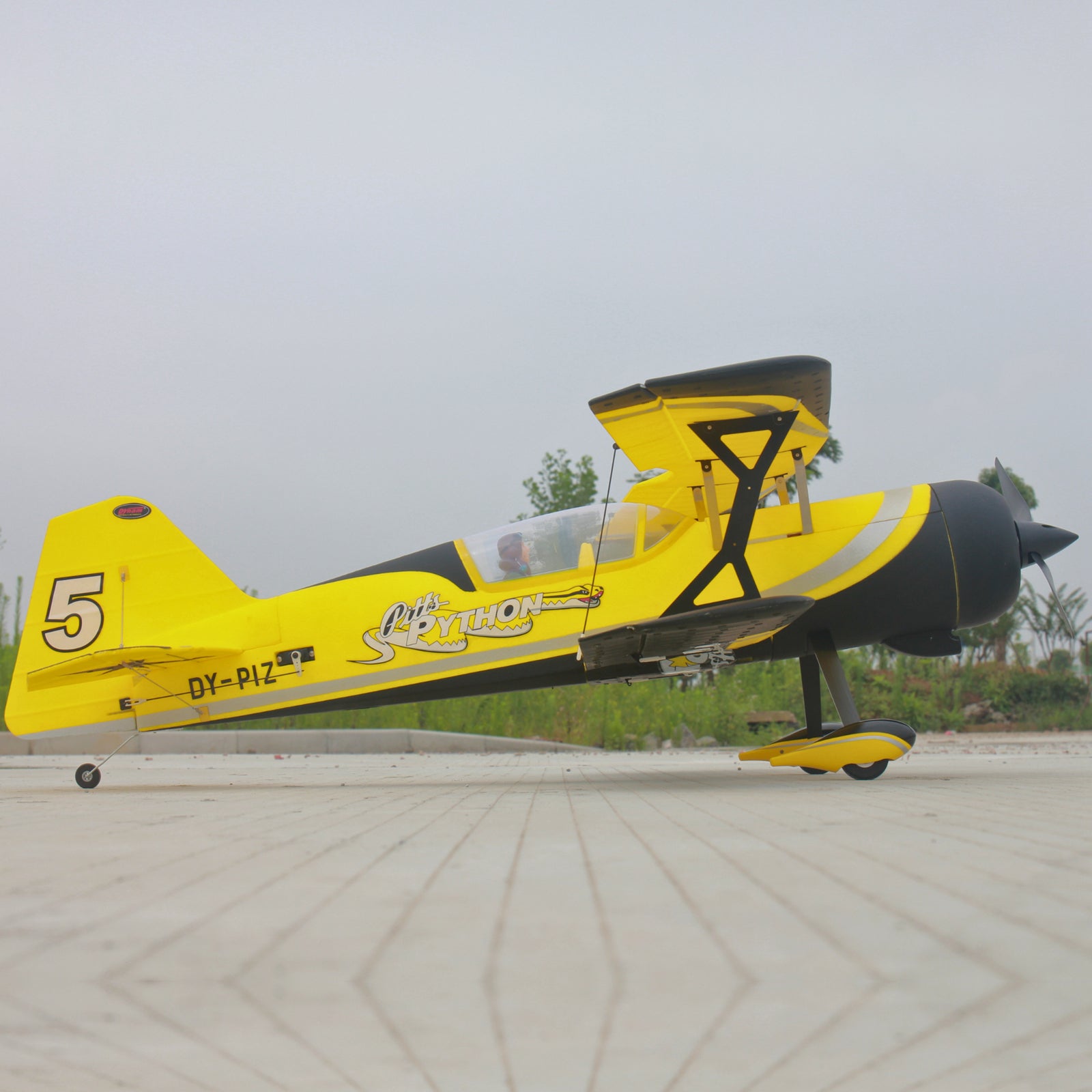 Dynam-Pitts-Python-Model-12-Yellow-4S-Radio-Controlled-Aerobatic-3D-Sport-Biplane-SRTF-DY8947YL_3