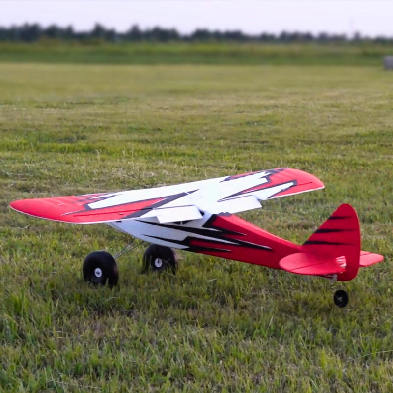 Dynam Primo RC Beginner Trainer Bigfoot Red 4S Remote Controlled Aircraft 1450mm Wingspan PNP BNF SPNP RTF DY8971RD