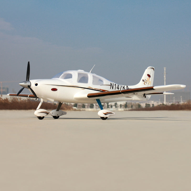 Dynam SR22 V2 Trainer White RC Scale Plane 1400mm 55inch Wingspan PNP/BNF/RTF - DY8935WT