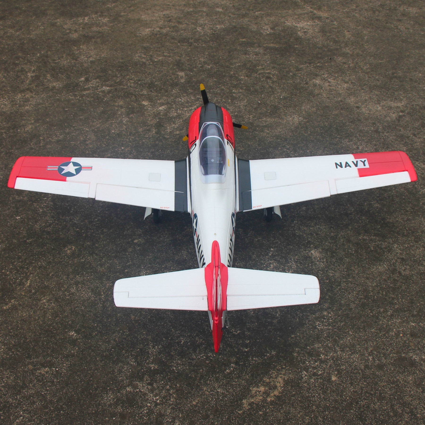 Dynam T28 Trojan V2 Red 4S RC Remote Control Warbird Airplane 1300mm Wingspan w/ Flaps DY8940RD