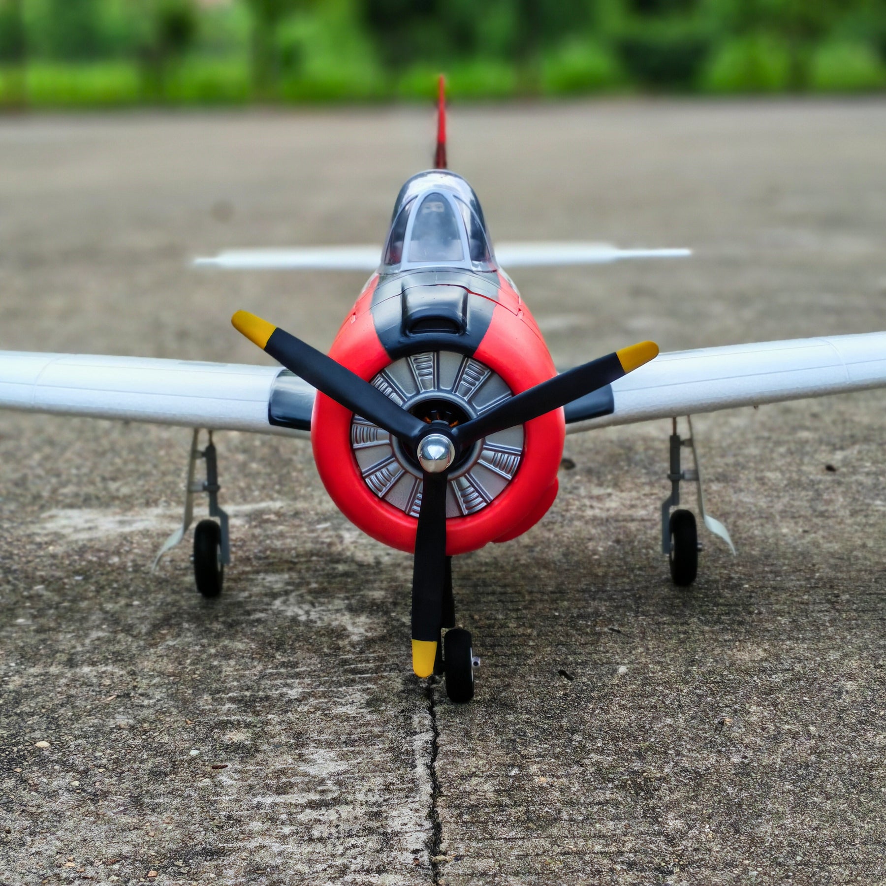 Dynam T28 Trojan V2 Red 4S RC Remote Control Warbird Airplane 1300mm Wingspan w/ Flaps DY8940RD