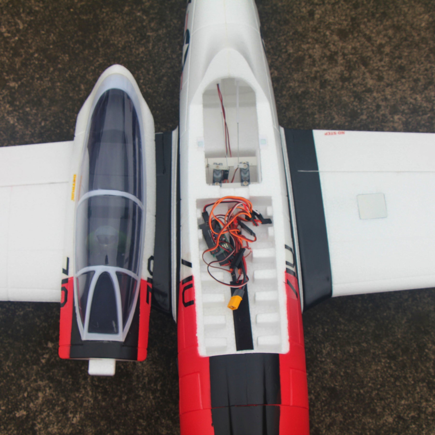 Dynam T28 Trojan V2 Red 4S RC Remote Control Warbird Airplane 1300mm Wingspan w/ Flaps DY8940RD