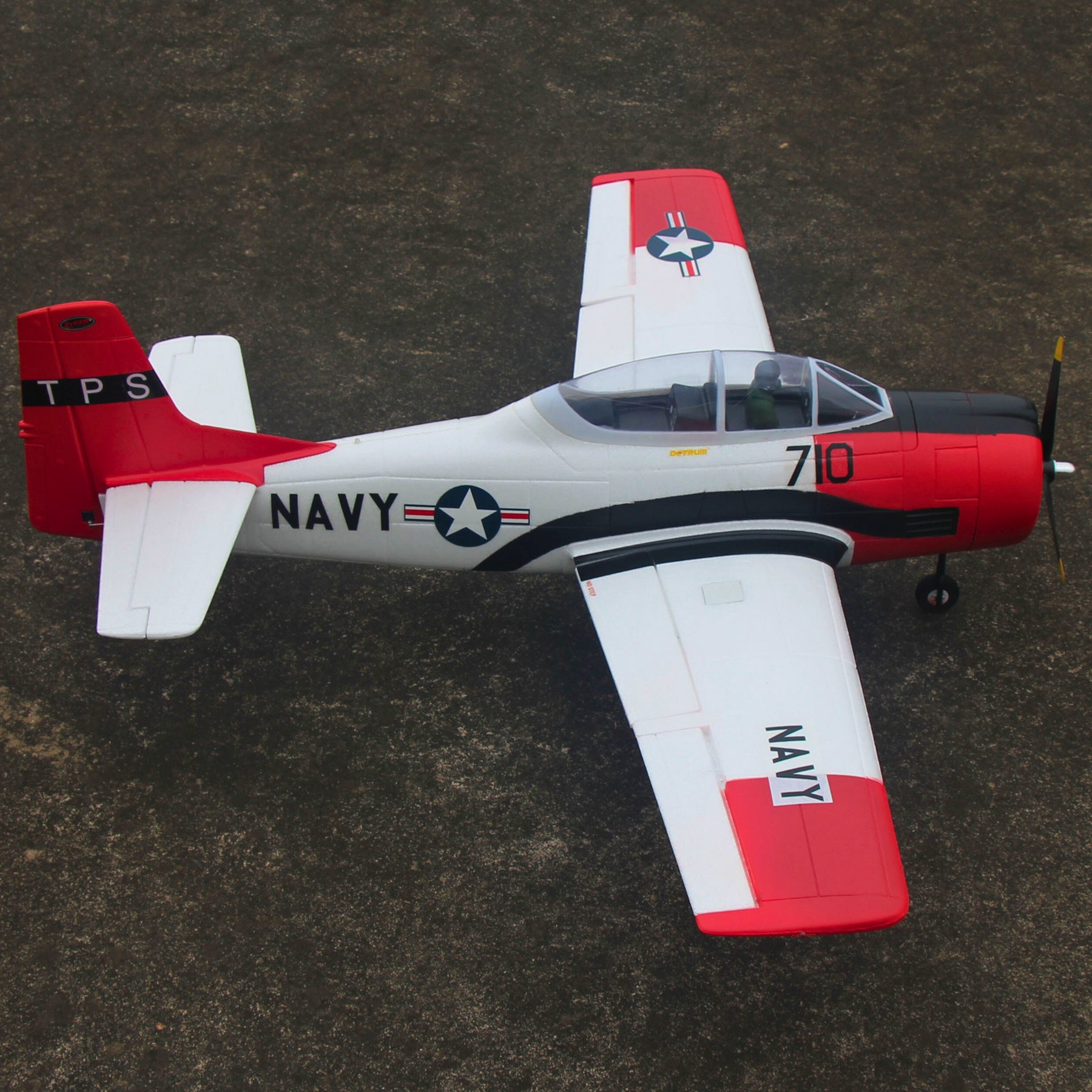 Dynam T28 Trojan V2 Red 4S RC Remote Control Warbird Airplane 1300mm Wingspan w/ Flaps DY8940RD