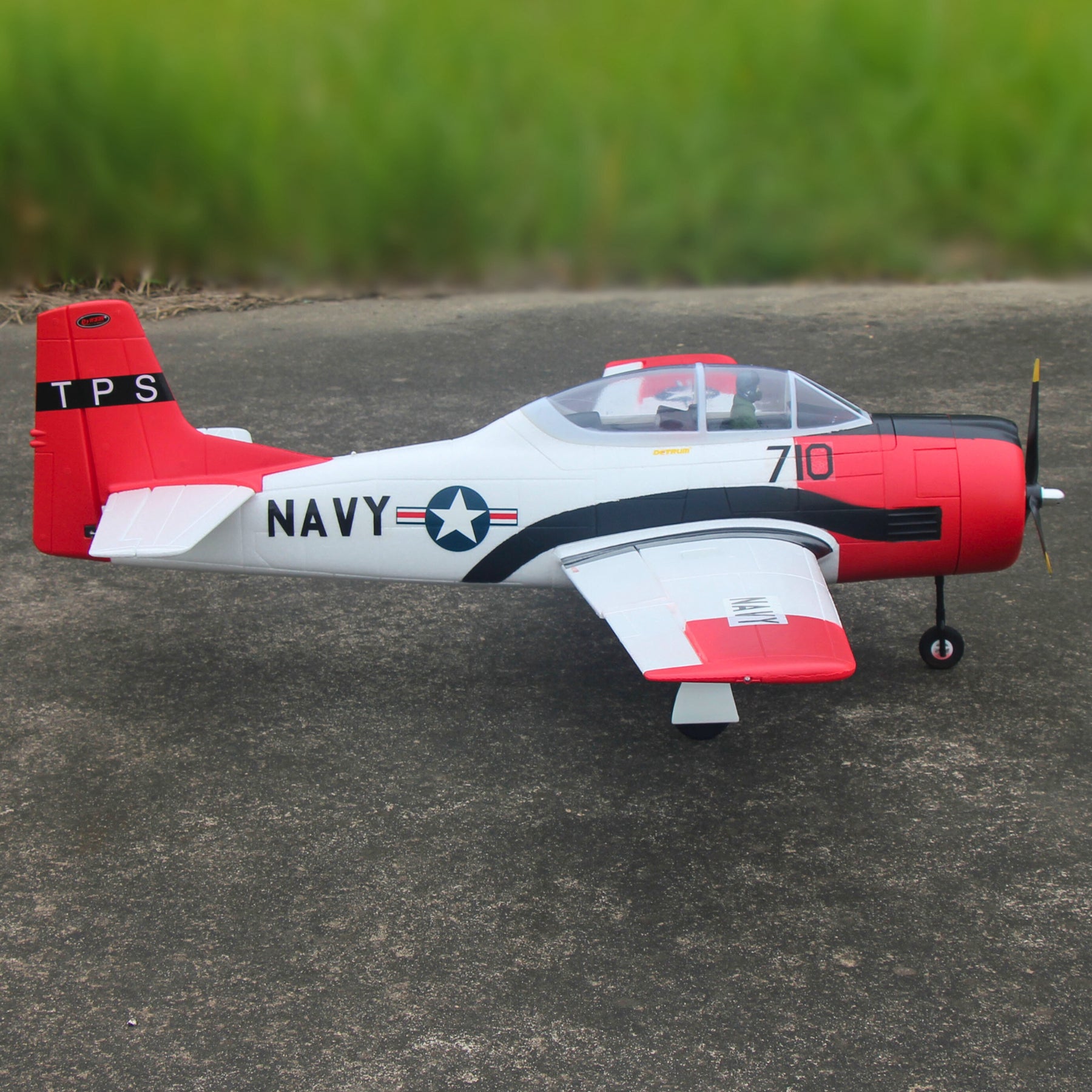 Dynam T28 Trojan V2 Red 4S RC Remote Control Warbird Airplane 1300mm Wingspan w/ Flaps DY8940RD