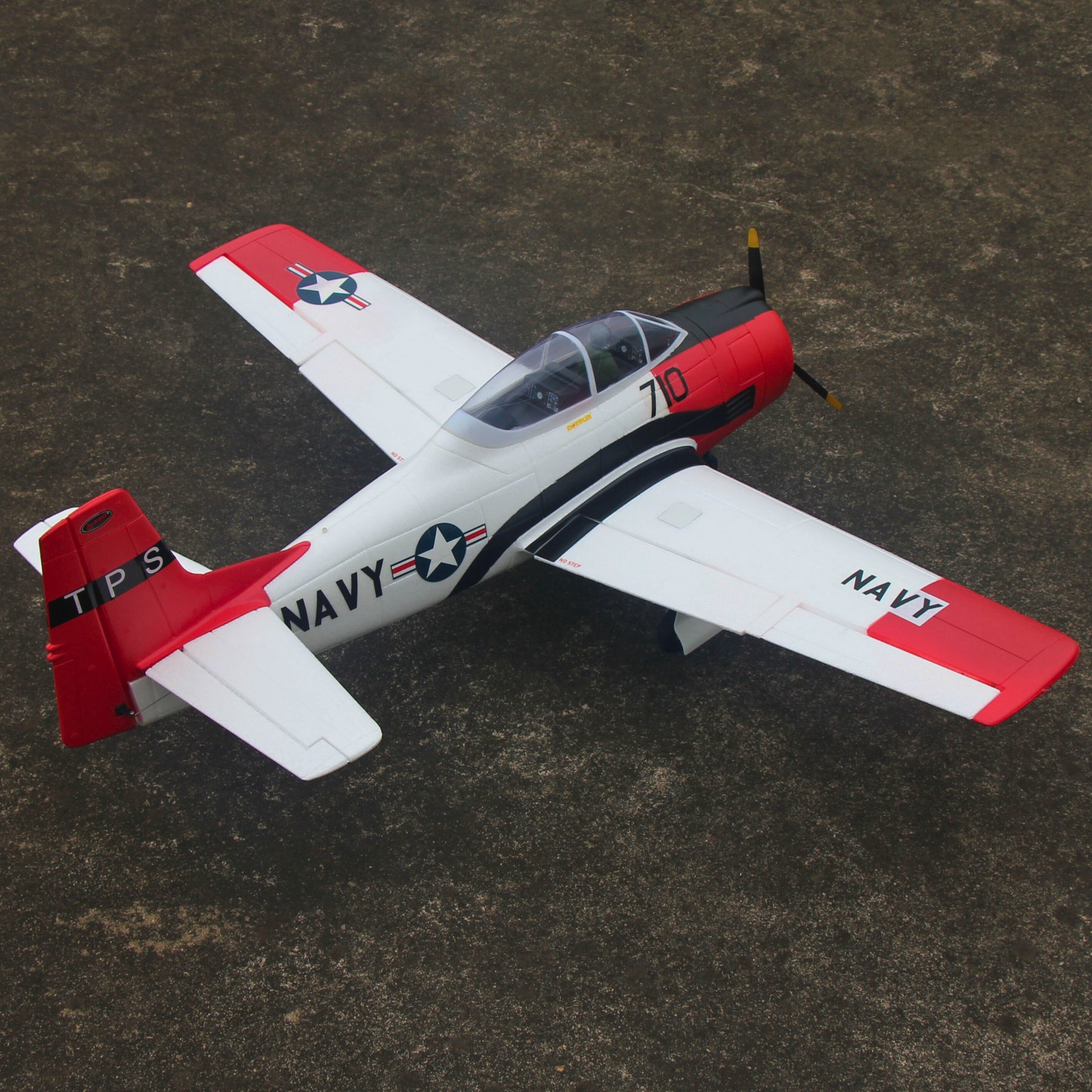 Dynam T28 Trojan V2 Red 4S RC Remote Control Warbird Airplane 1300mm Wingspan w/ Flaps DY8940RD