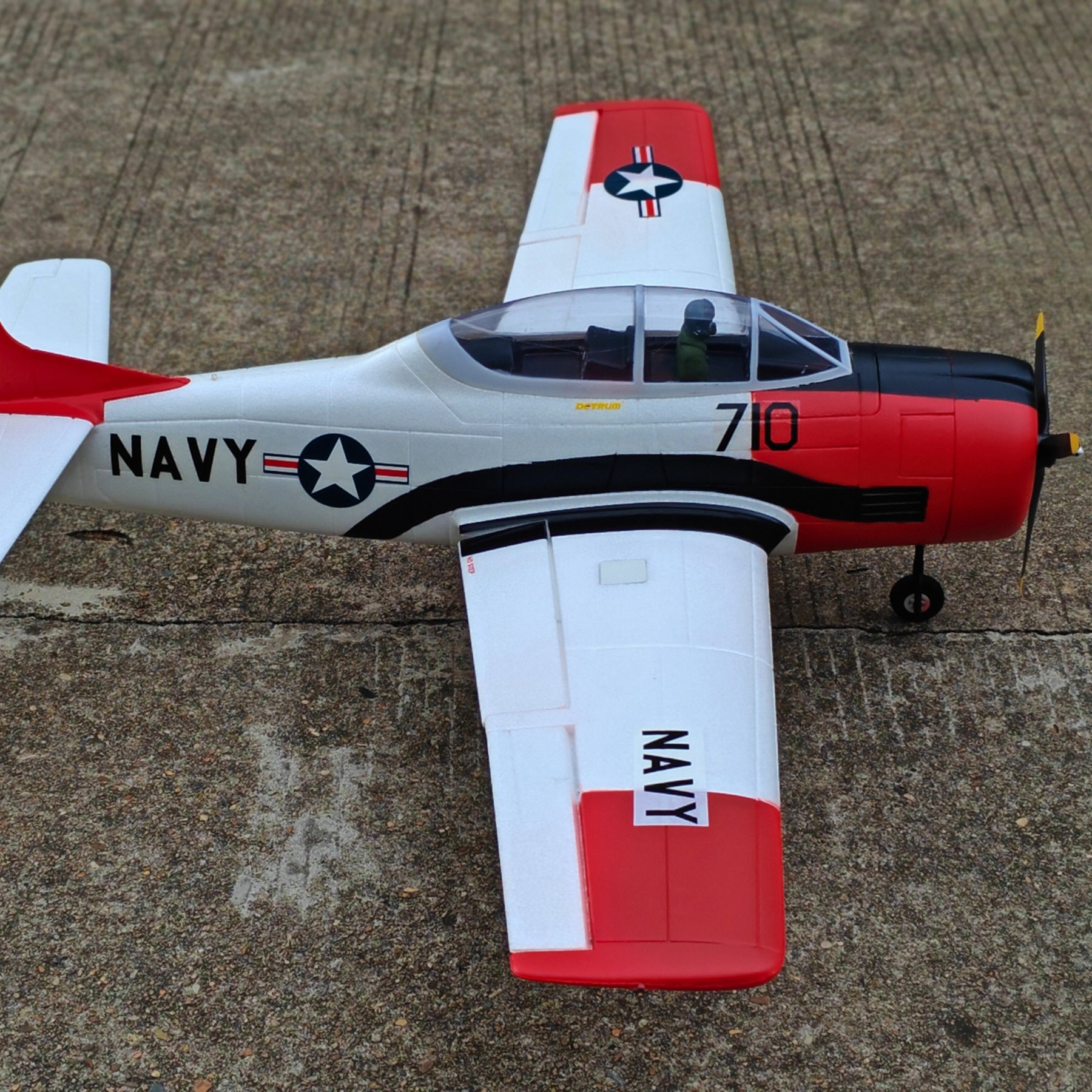Dynam T28 Trojan V2 Red 4S RC Remote Control Warbird Airplane 1300mm Wingspan w/ Flaps DY8940RD