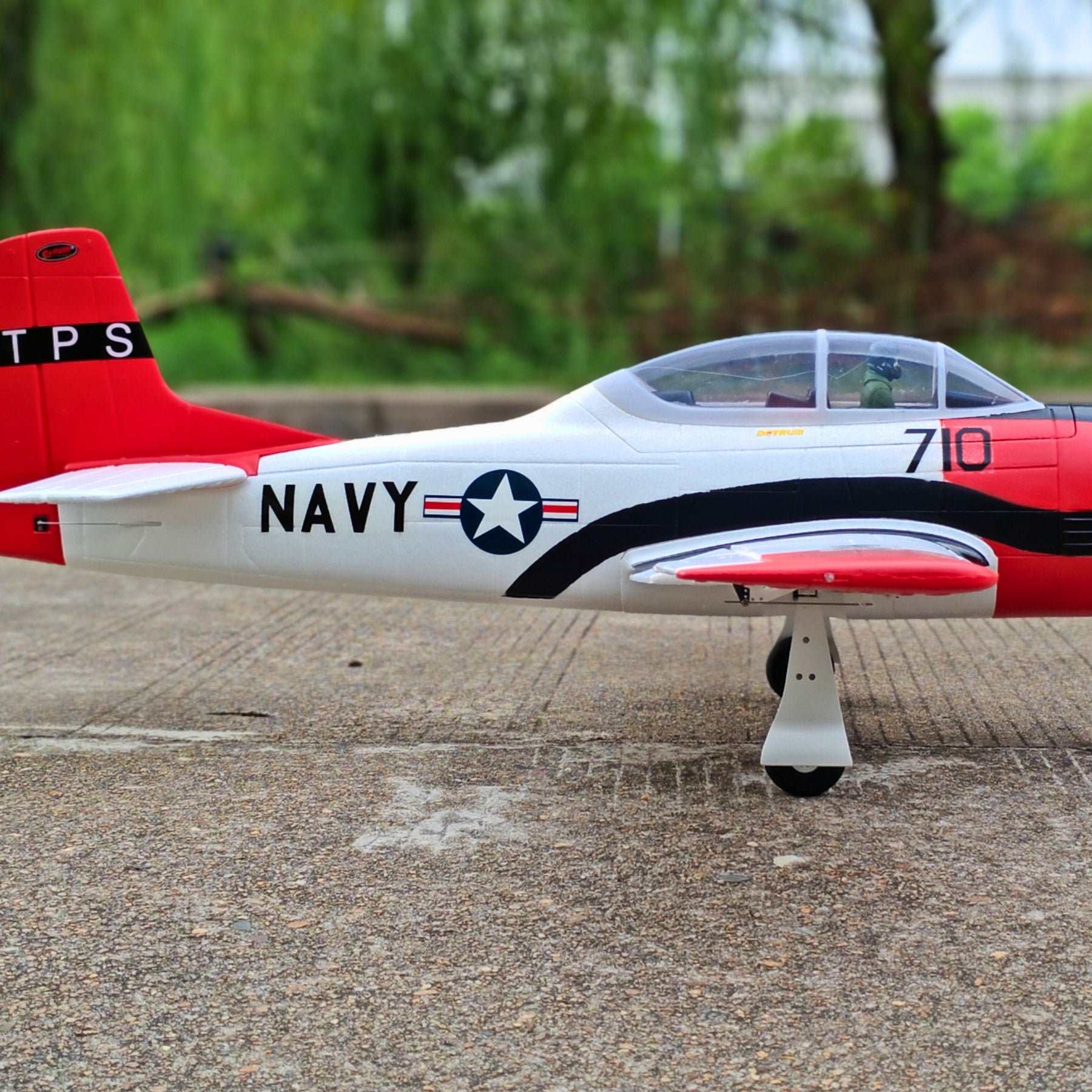 Dynam T28 Trojan V2 Red 4S RC Remote Control Warbird Airplane 1300mm Wingspan w/ Flaps DY8940RD