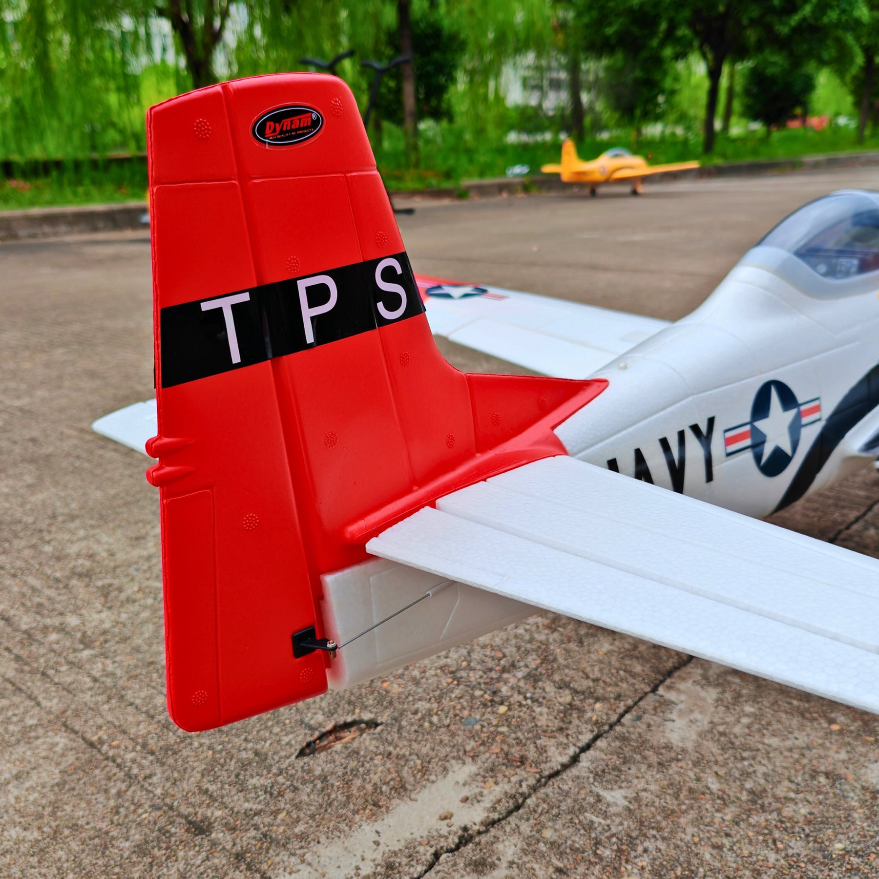 Dynam T28 Trojan V2 Red 4S RC Remote Control Warbird Airplane 1300mm Wingspan w/ Flaps DY8940RD