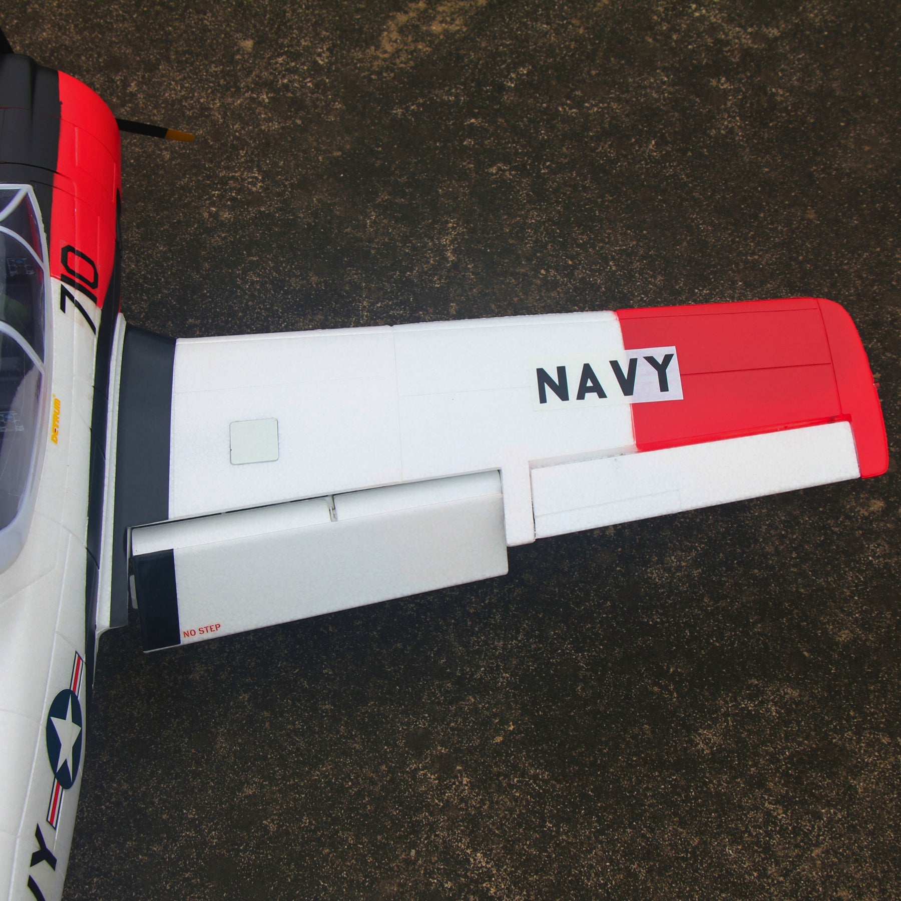 Dynam T28 Trojan V2 Red 4S RC Remote Control Warbird Airplane 1300mm Wingspan w/ Flaps DY8940RD