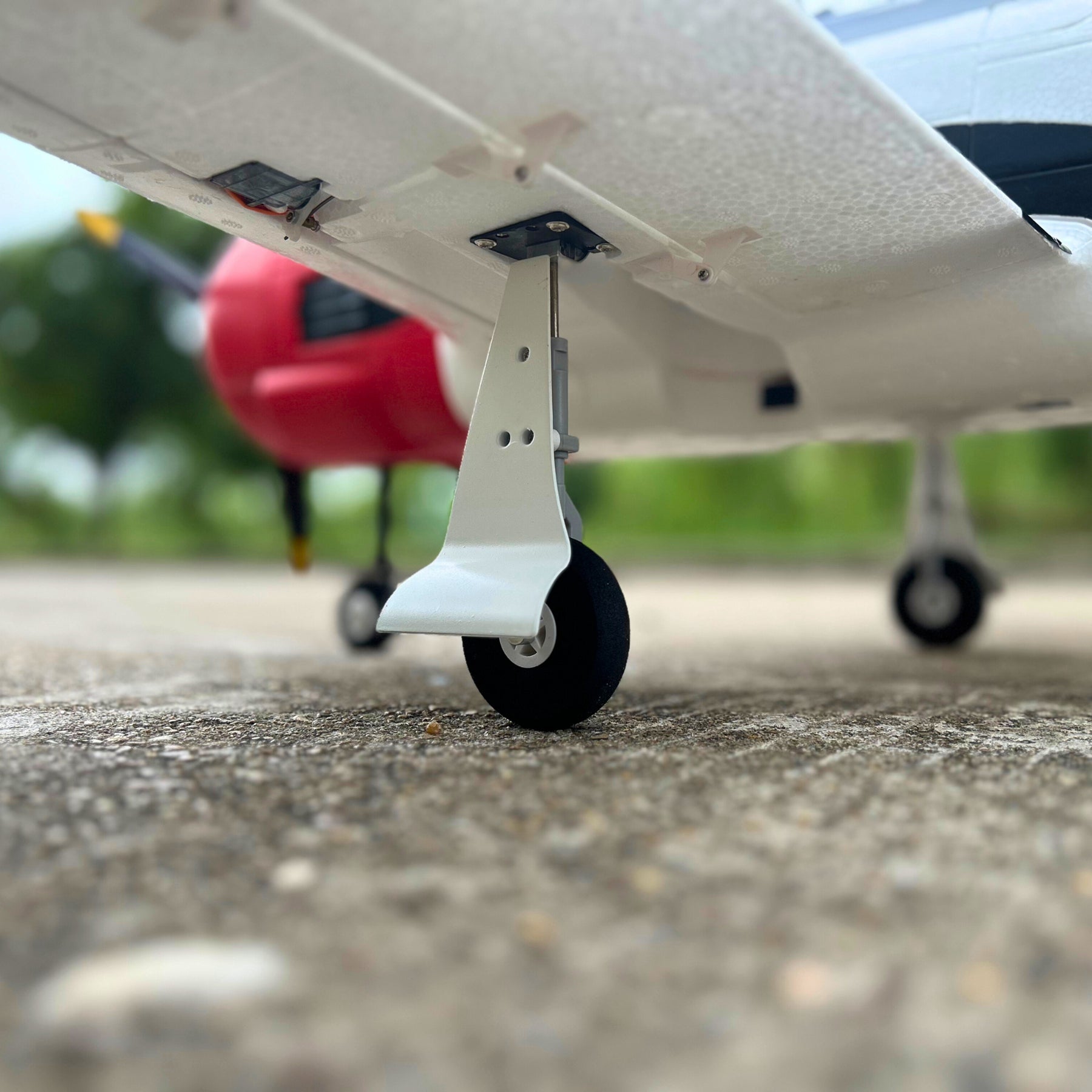 Dynam T28 Trojan V2 Red 4S RC Remote Control Warbird Airplane 1300mm Wingspan w/ Flaps DY8940RD