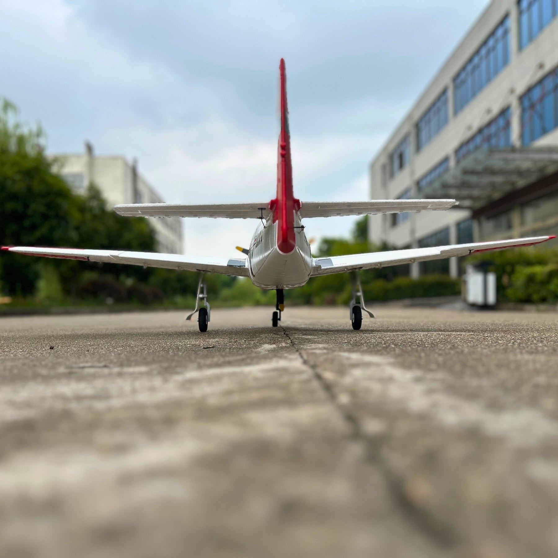 Dynam T28 Trojan V2 Red 4S RC Remote Control Warbird Airplane 1300mm Wingspan w/ Flaps DY8940RD