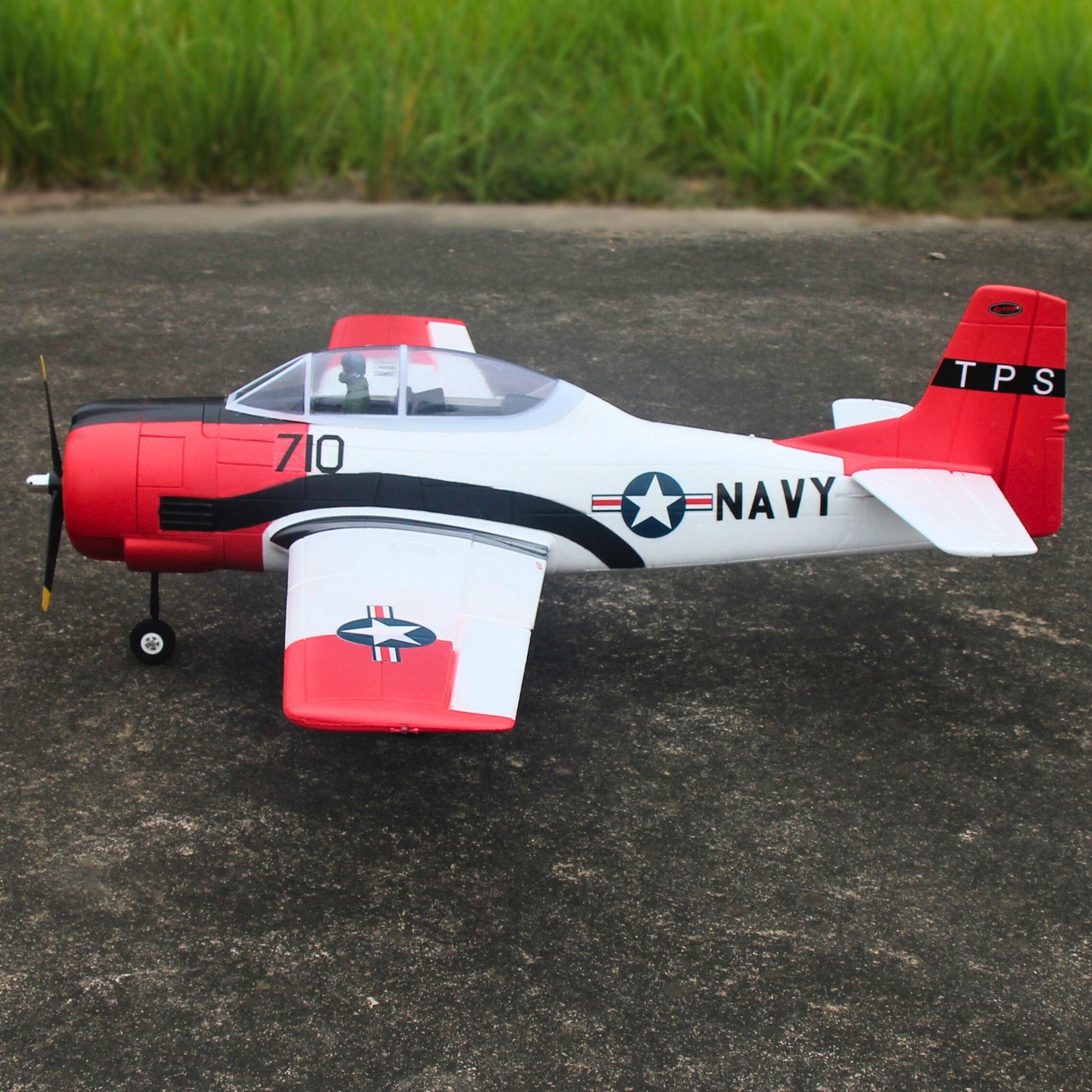 Dynam T28 Trojan V2 Red 4S RC Remote Control Warbird Airplane 1300mm Wingspan w/ Flaps DY8940RD