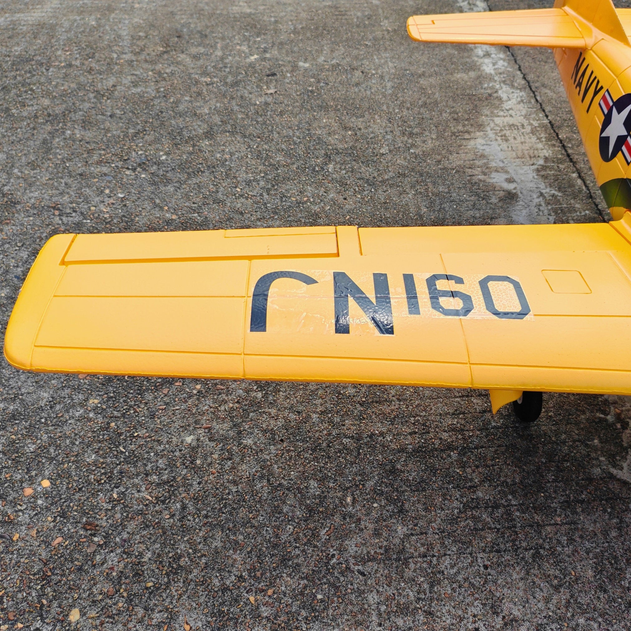 Dynam T28 Trojan V2 Yellow 4S RC Remote Control Warbird Airplane 1300mm Wingspan w/ Flaps DY8940YL