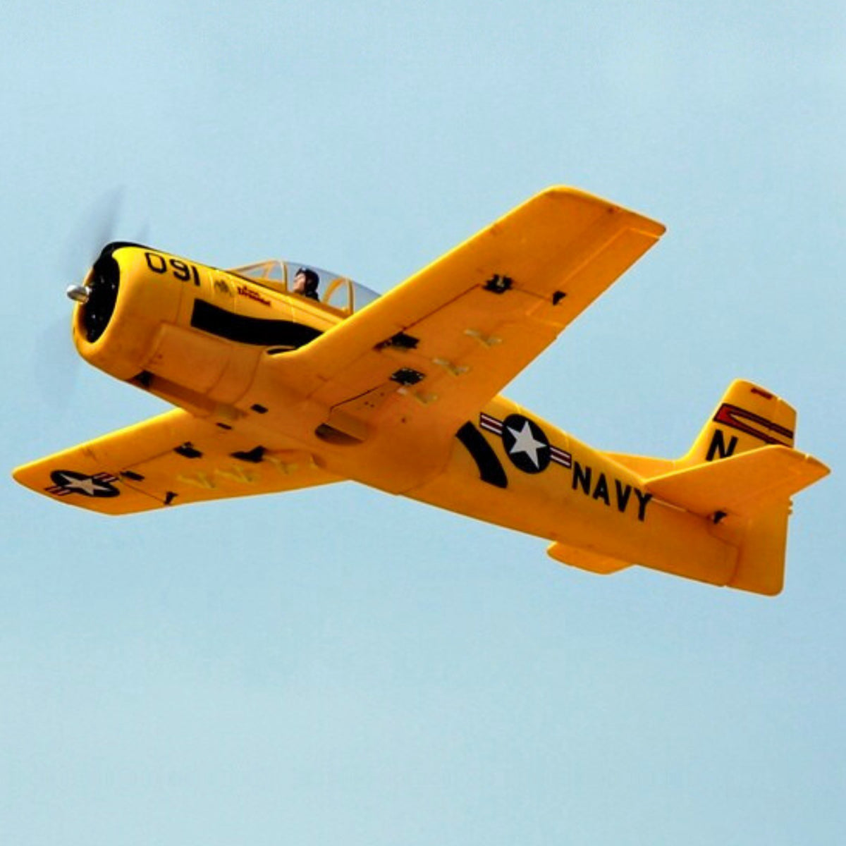 Dynam-T-28-Trojan-V2-Yellow-4S-Radio-Controlled-Warbird-Plane-1300mm-Flaps-DY8940YL-PNP_2