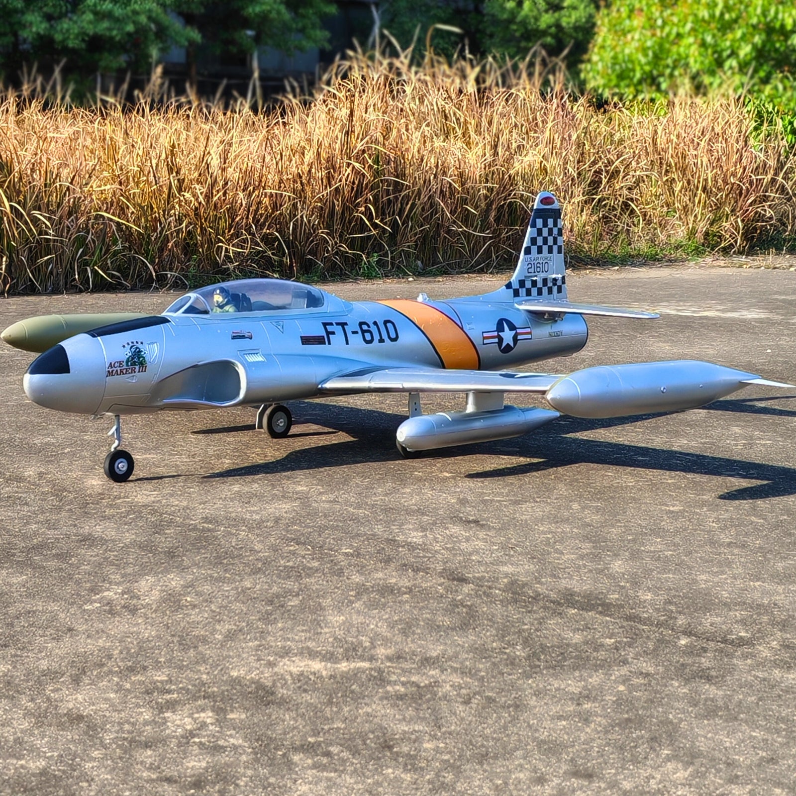 Dynam-T-33-Shooting-Star-6S-12-Blade-70mm-EDF-Radio-Controlled-Jet-Trainer-PNP-SPNP-BNF-RTF-with-iStone-DY8980