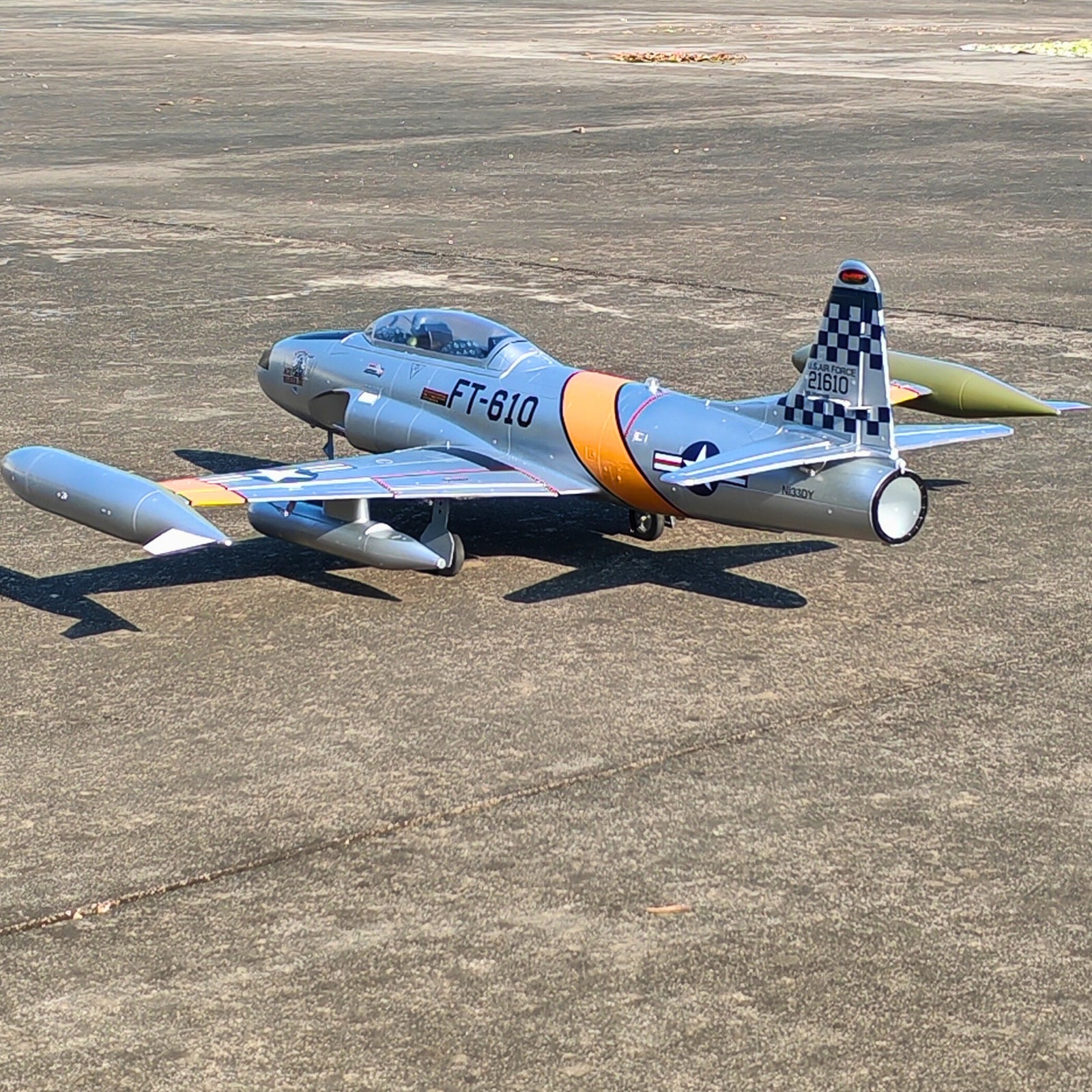 Dynam-T-33-Shooting-Star-6S-12-Blade-70mm-EDF-Radio-Controlled-Jet-Trainer-PNP-SPNP-BNF-RTF-with-iStone-DY8980