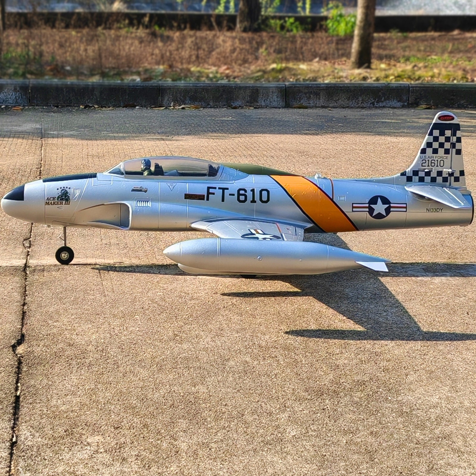 Dynam-T-33-Shooting-Star-6S-12-Blade-70mm-EDF-Radio-Controlled-Jet-Trainer-PNP-SPNP-BNF-RTF-with-iStone-DY8980