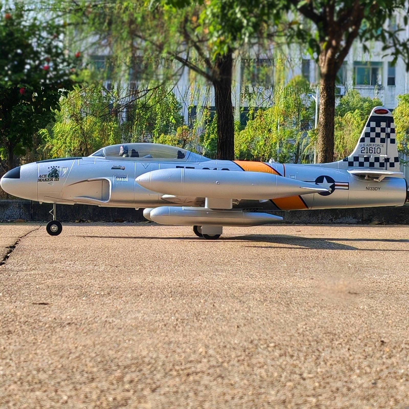 Dynam-T-33-Shooting-Star-6S-12-Blade-70mm-EDF-Radio-Controlled-Jet-Trainer-PNP-SPNP-BNF-RTF-with-iStone-DY8980