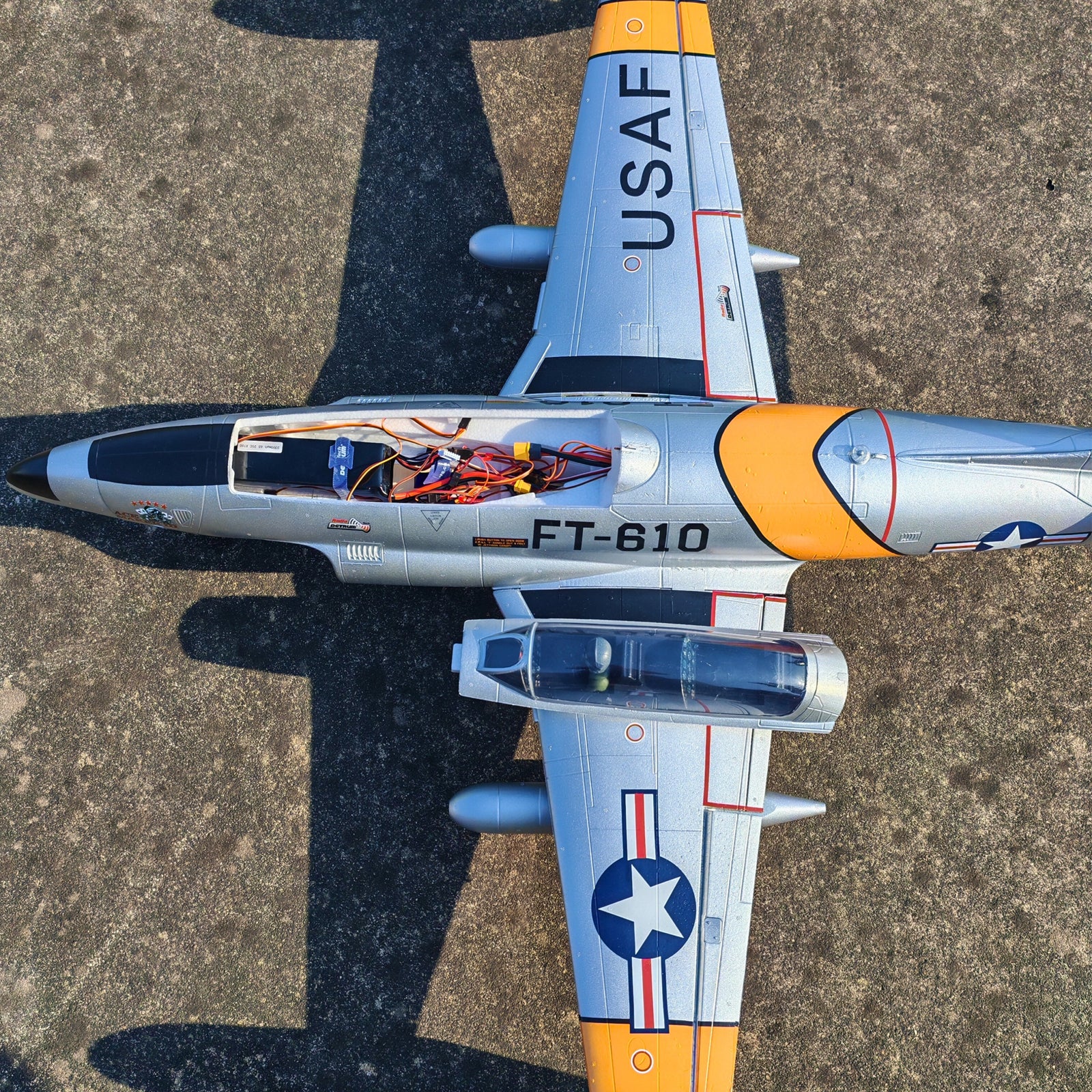 Dynam-T-33-Shooting-Star-6S-12-Blade-70mm-EDF-Radio-Controlled-Jet-Trainer-PNP-SPNP-BNF-RTF-with-iStone-DY8980