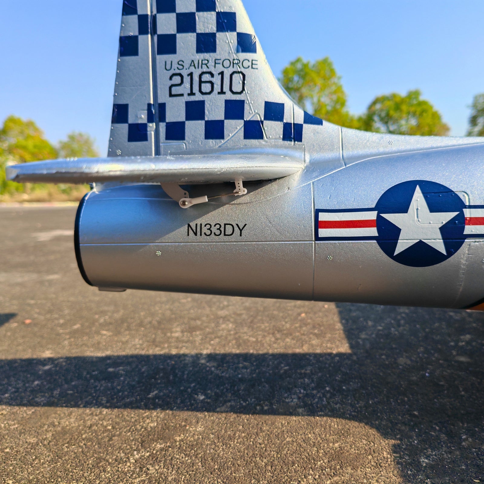 Dynam-T-33-Shooting-Star-6S-12-Blade-70mm-EDF-Radio-Controlled-Jet-Trainer-PNP-SPNP-BNF-RTF-with-iStone-DY8980