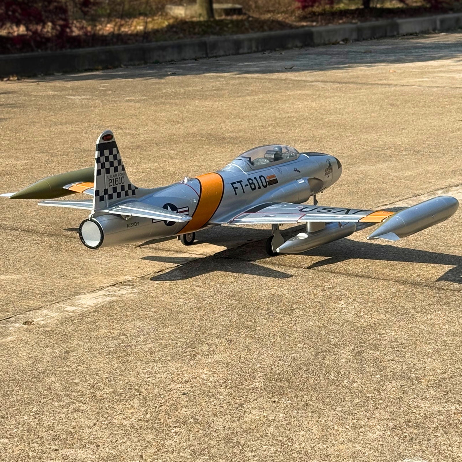 Dynam-T-33-Shooting-Star-6S-12-Blade-70mm-EDF-Radio-Controlled-Jet-Trainer-PNP-SPNP-BNF-RTF-with-iStone-DY8980