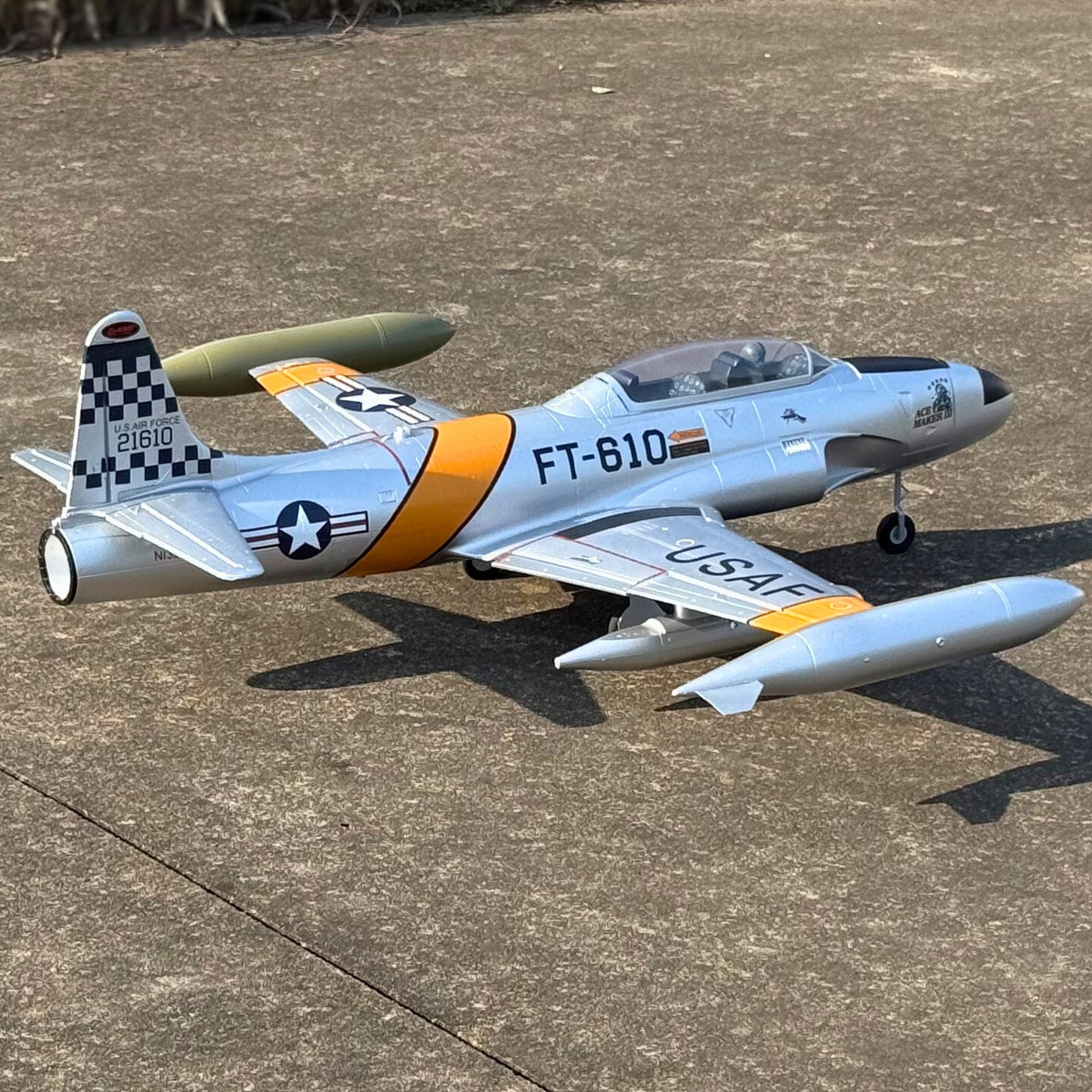 Dynam-T-33-Shooting-Star-6S-12-Blade-70mm-EDF-Radio-Controlled-Jet-Trainer-PNP-SPNP-BNF-RTF-with-iStone-DY8980