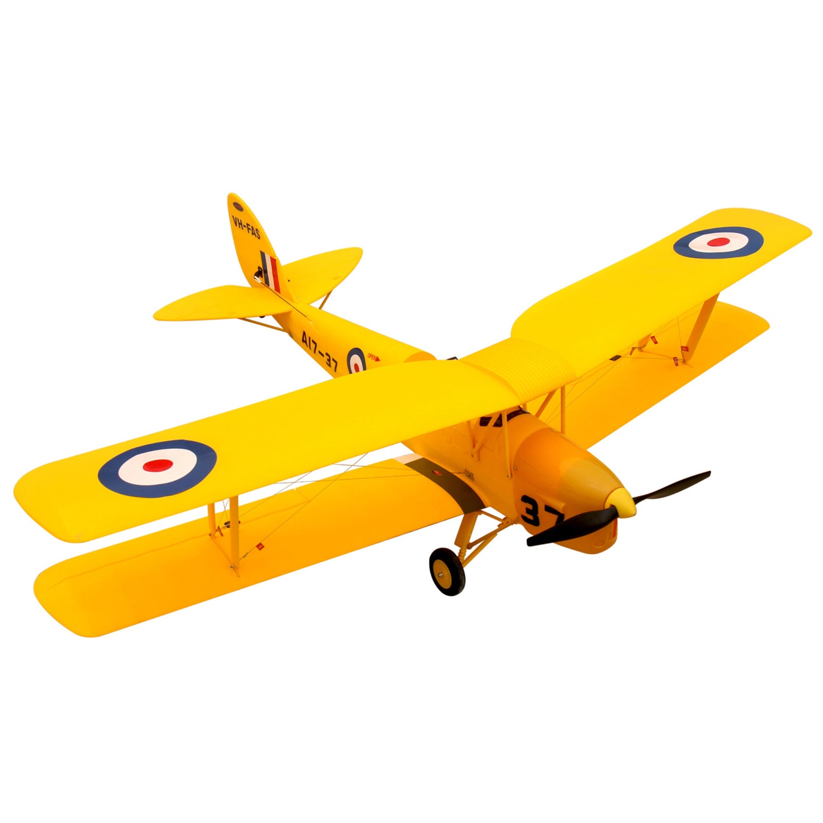 Dynam-Tiger-Moth-DH-82-V2-Yellow-4S-RC-Radio-Controlled-Biplane-1300mm-Wingspan-PNP-SPNP-BNF-RTF-6C-DY8957YL
