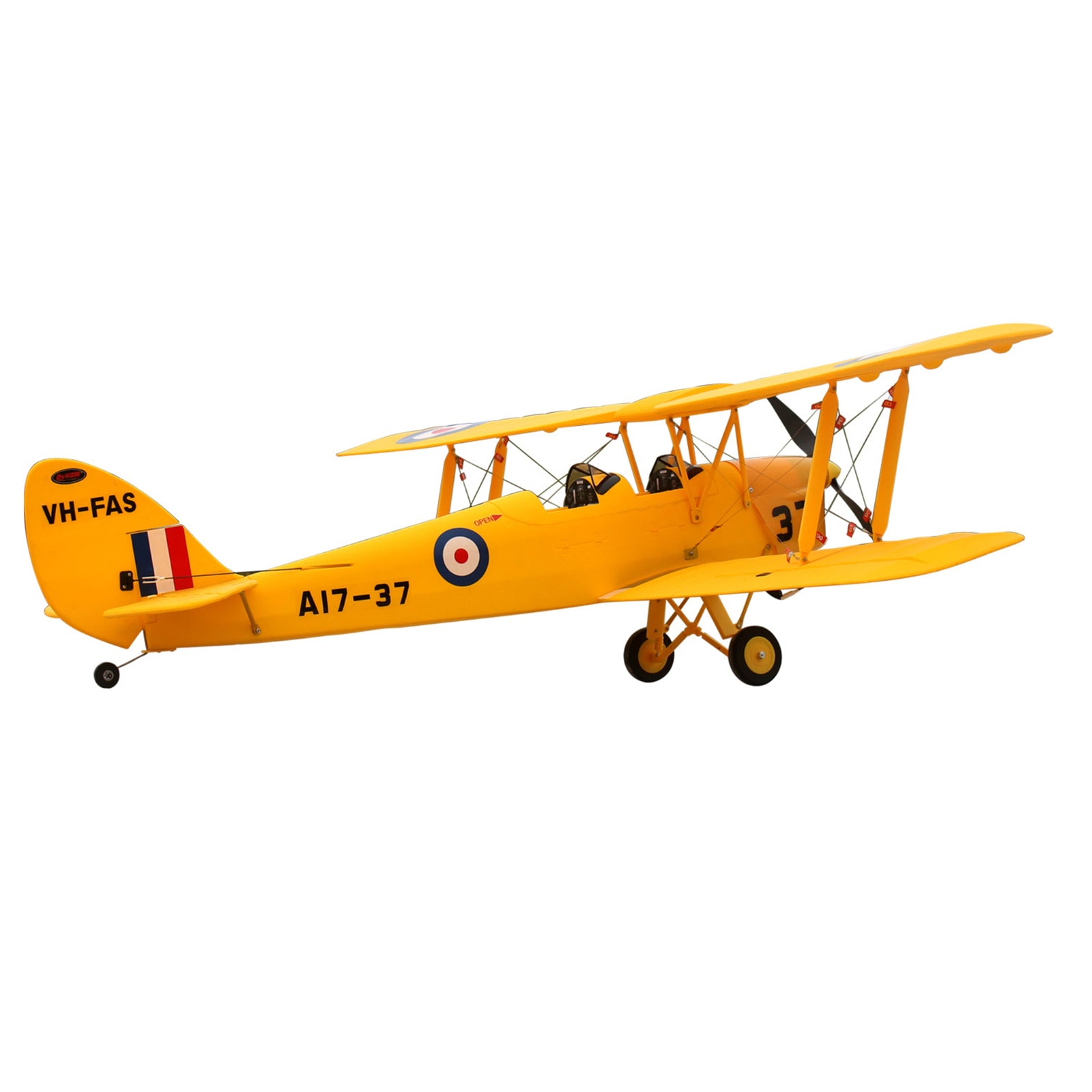 Dynam-Tiger-Moth-DH-82-V2-Yellow-4S-RC-Radio-Controlled-Biplane-1300mm-Wingspan-PNP-SPNP-BNF-RTF-6C-DY8957YL