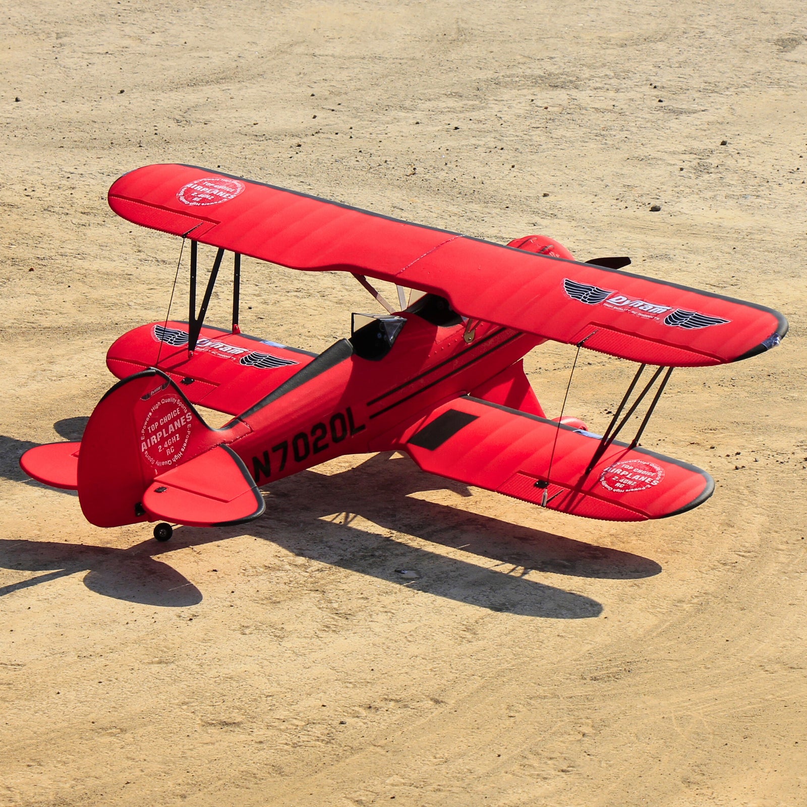 Dynam-Waco-YMF-5D-V2-Red-4S-Radio-Controlled-Biplane-1300mm-Wingspan-PNP-iStone-BNF-SRTF-DY8952RD