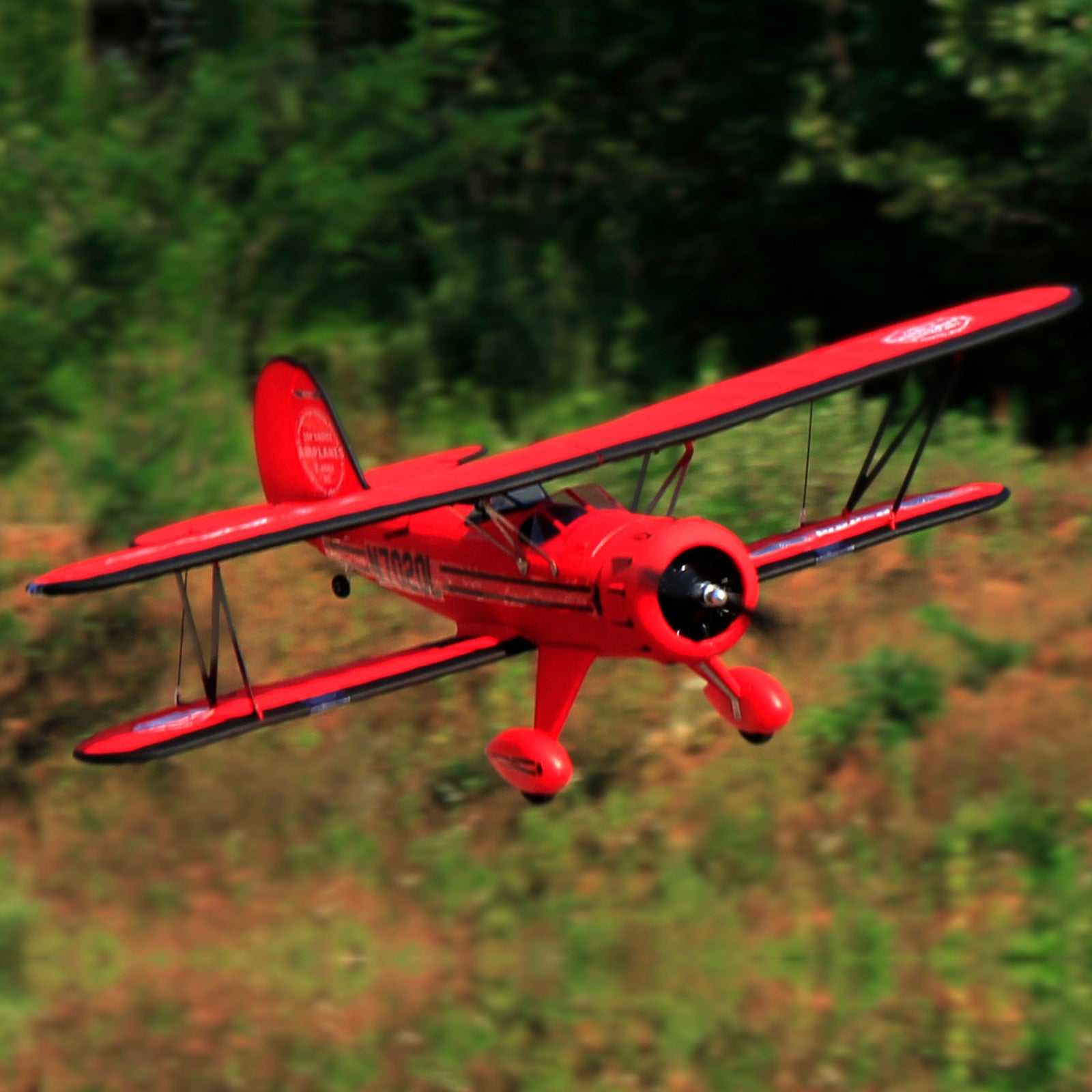 Dynam-Waco-YMF-5D-V2-Red-4S-Radio-Controlled-Biplane-1300mm-Wingspan-PNP-iStone-BNF-SRTF-DY8952RD