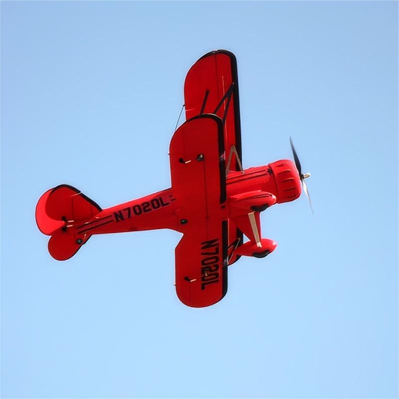 Dynam Waco YMF-5D V2 Red Radio Controlled Biplane 1270mm 50" Wingspan - PNP/BNF/RTF - DY8952RD