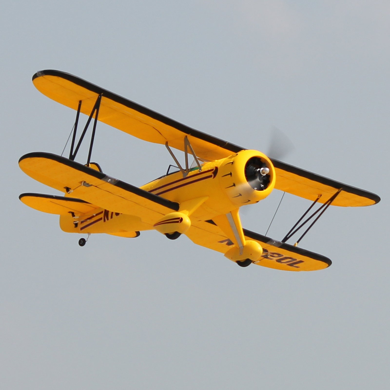 Dynam-Waco-YMF-5D-V2-Yellow-4S-Radio-Controlled-Biplane-1300mm-Wingspan-PNP-iStone-BNF-SRTF-DY8952YL