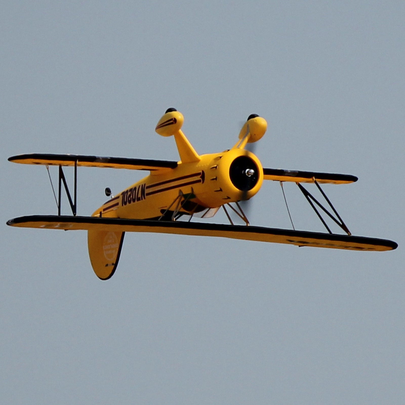 Dynam-Waco-YMF-5D-V2-Yellow-4S-Radio-Controlled-Biplane-1300mm-Wingspan-PNP-iStone-BNF-SRTF-DY8952YL