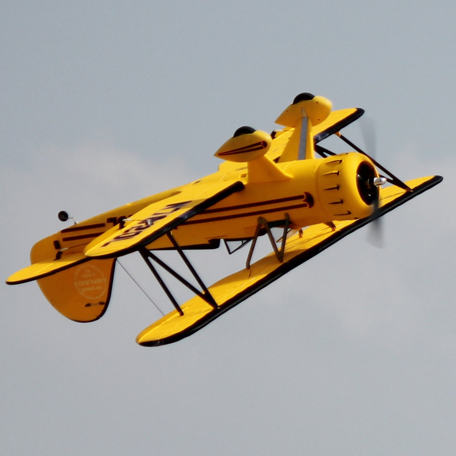 Dynam-Waco-YMF-5D-V2-Yellow-4S-Radio-Controlled-Biplane-1300mm-Wingspan-PNP-iStone-BNF-SRTF-DY8952YL