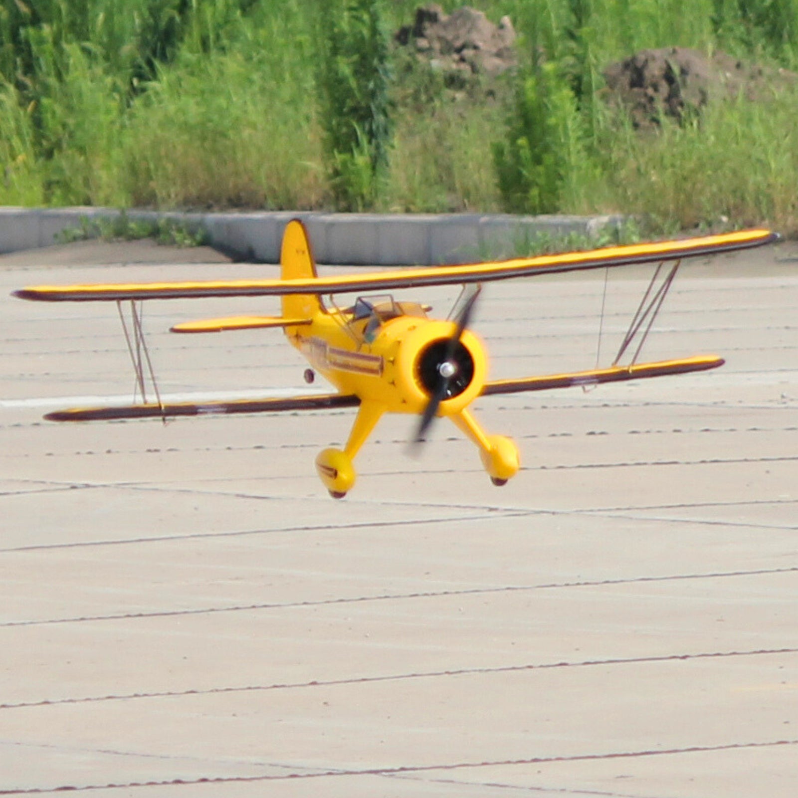 Dynam-Waco-YMF-5D-V2-Yellow-4S-Radio-Controlled-Biplane-1300mm-Wingspan-PNP-iStone-BNF-SRTF-DY8952YL