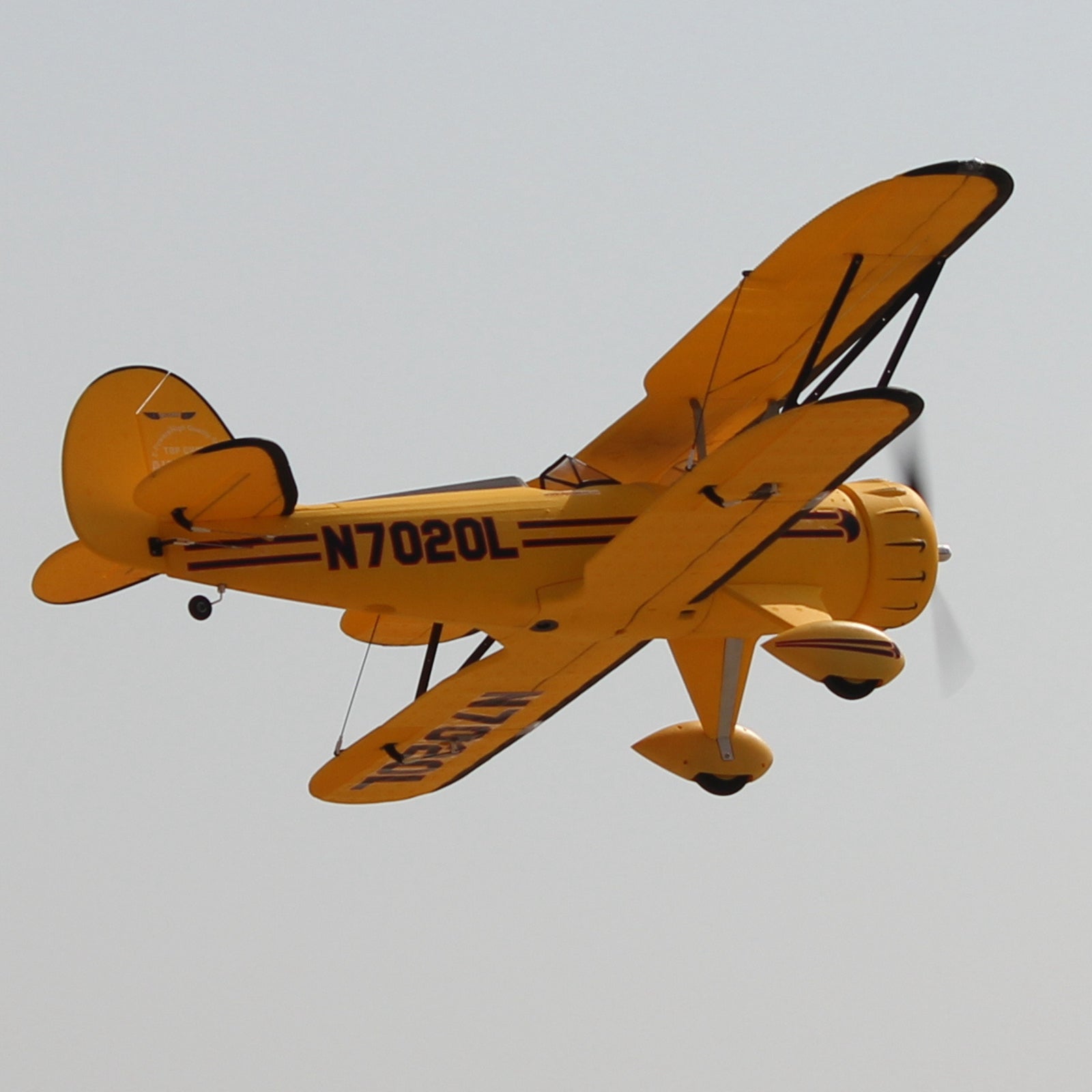 Dynam-Waco-YMF-5D-V2-Yellow-4S-Radio-Controlled-Biplane-1300mm-Wingspan-PNP-iStone-BNF-SRTF-DY8952YL