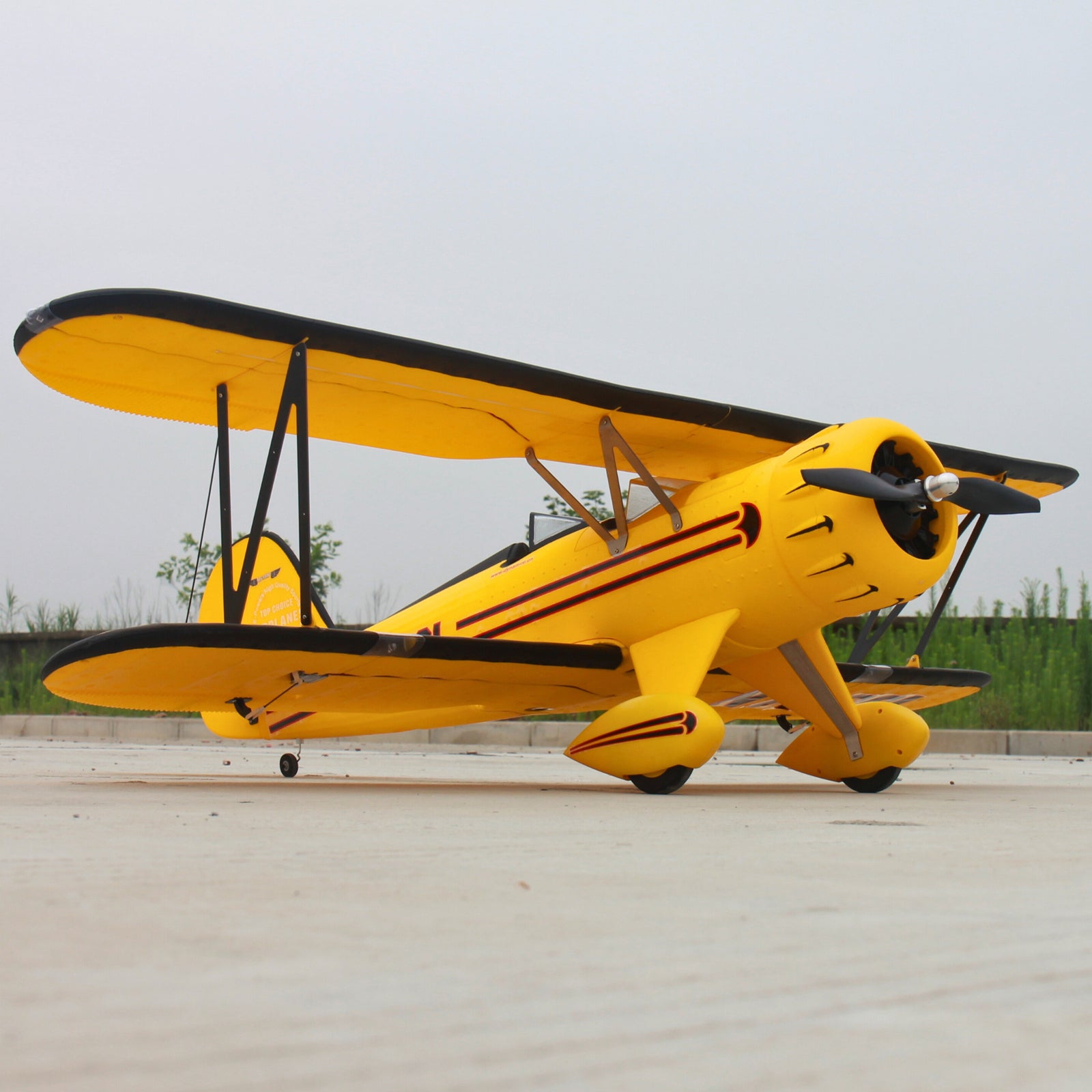 Dynam-Waco-YMF-5D-V2-Yellow-4S-Radio-Controlled-Biplane-1300mm-Wingspan-PNP-iStone-BNF-SRTF-DY8952YL