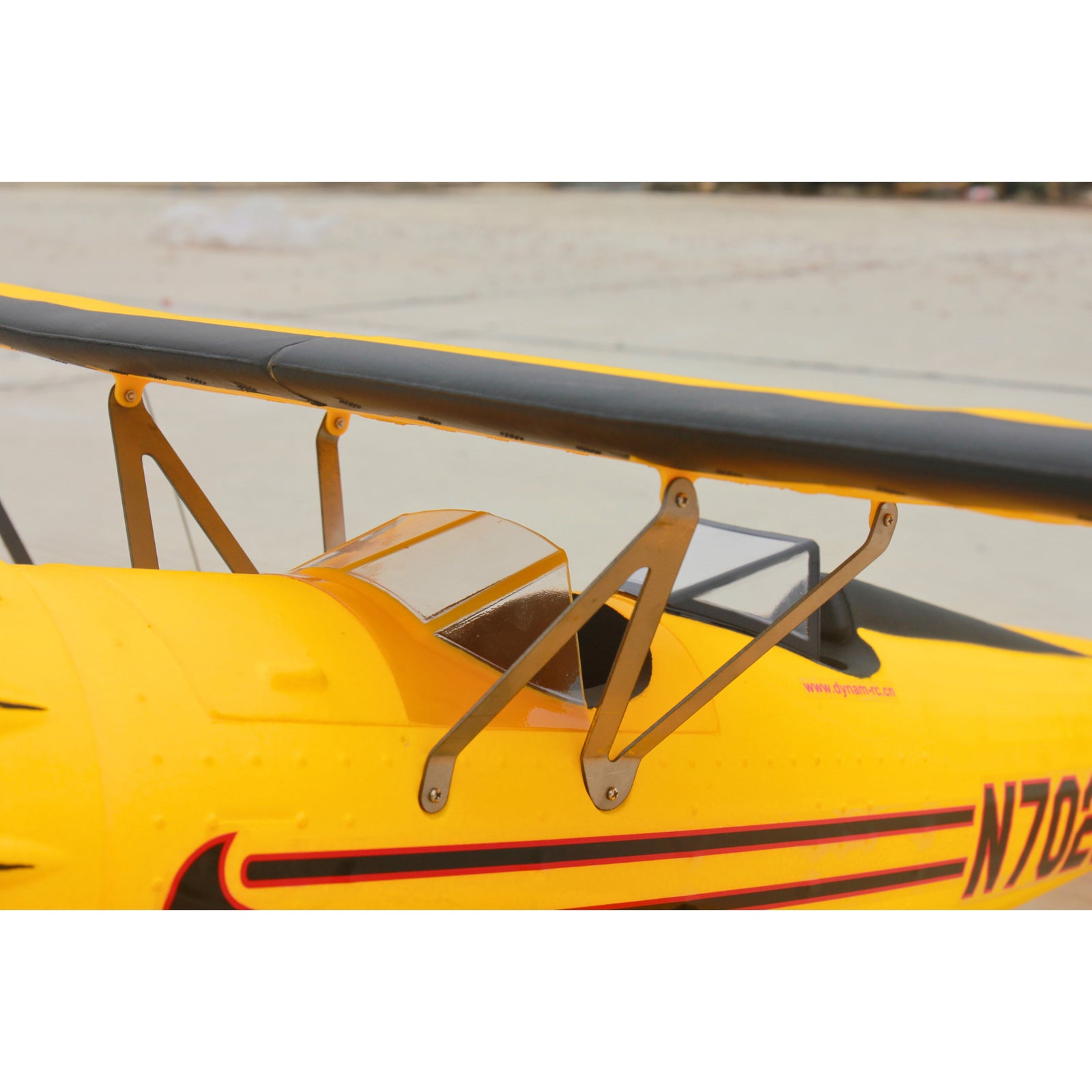 Dynam-Waco-YMF-5D-V2-Yellow-4S-Radio-Controlled-Biplane-1300mm-Wingspan-PNP-iStone-BNF-SRTF-DY8952YL