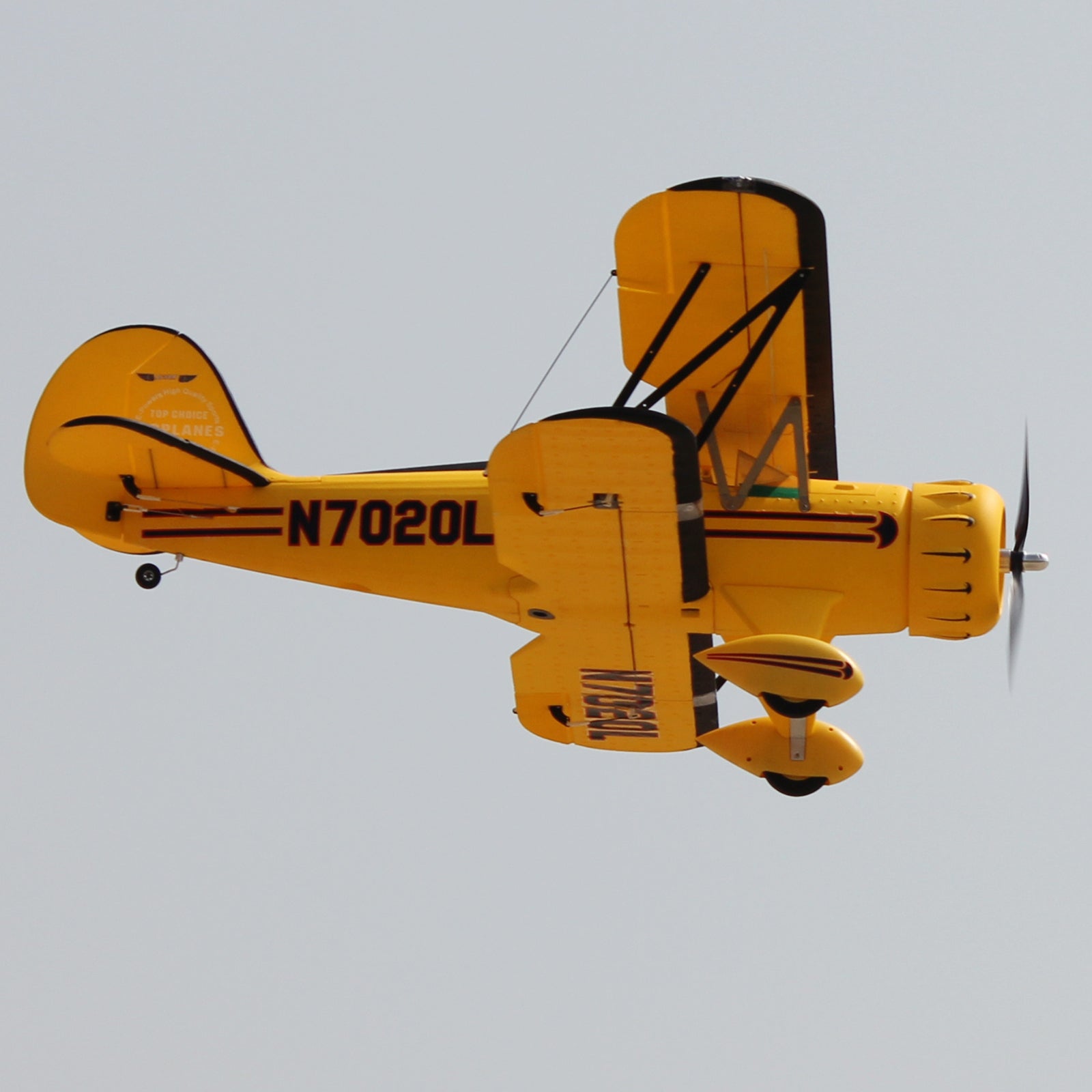 Dynam-Waco-YMF-5D-V2-Yellow-4S-Radio-Controlled-Biplane-1300mm-Wingspan-PNP-iStone-BNF-SRTF-DY8952YL