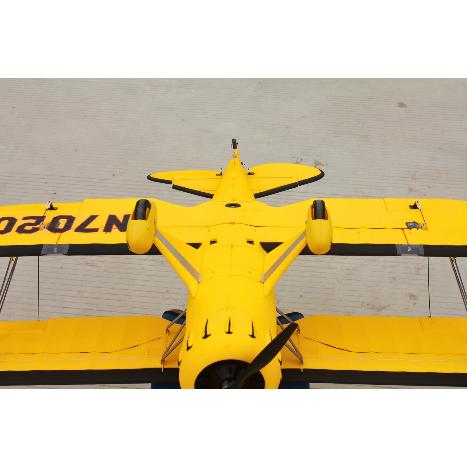 Dynam-Waco-YMF-5D-V2-Yellow-4S-Radio-Controlled-Biplane-1300mm-Wingspan-PNP-iStone-BNF-SRTF-DY8952YL