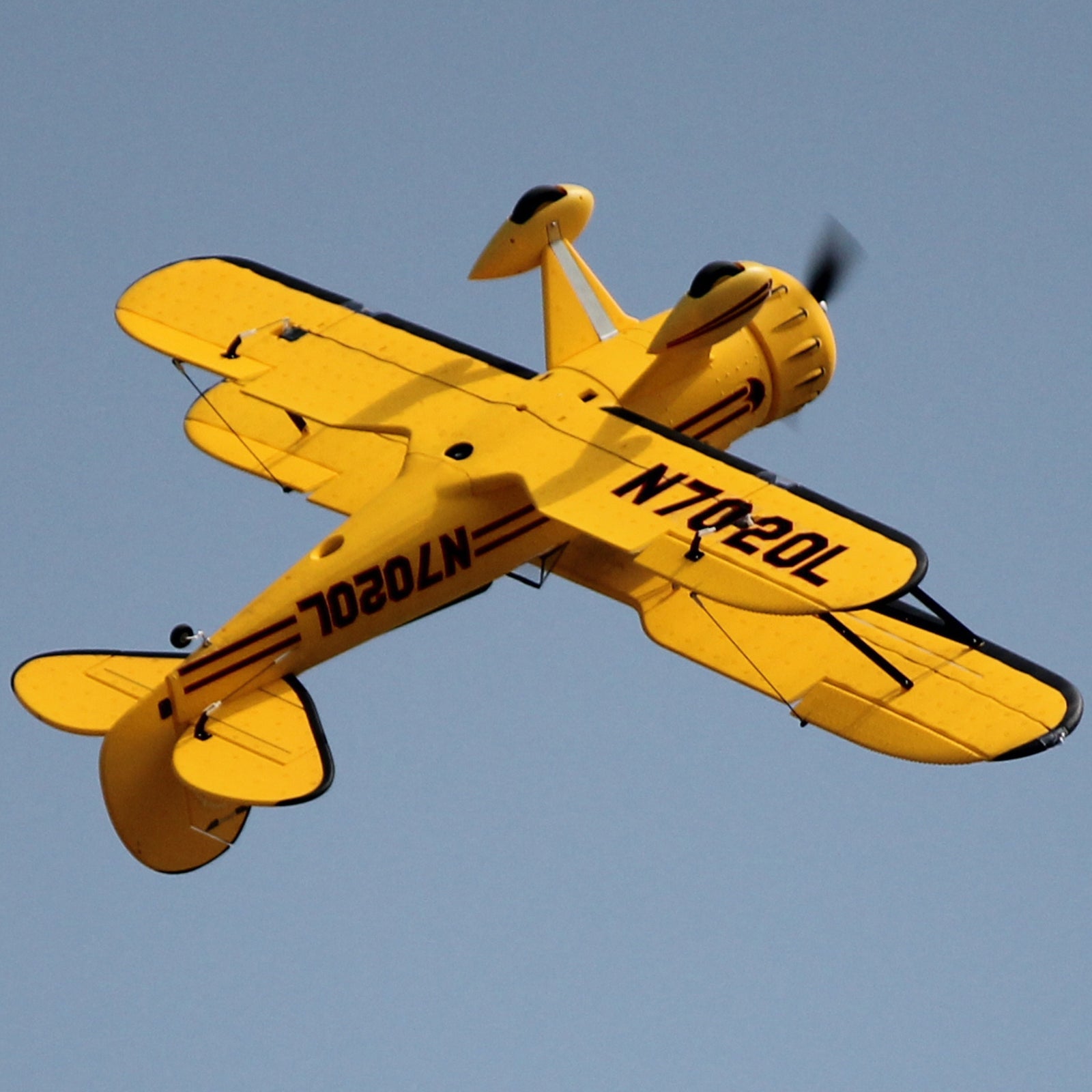 Dynam-Waco-YMF-5D-V2-Yellow-4S-Radio-Controlled-Biplane-1300mm-Wingspan-PNP-iStone-BNF-SRTF-DY8952YL