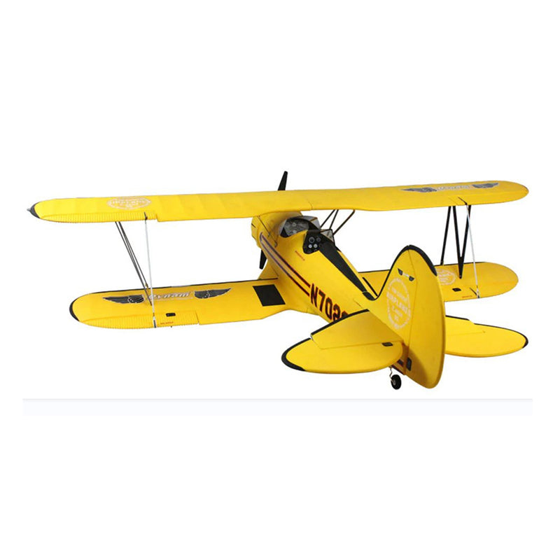 Dynam Waco YMF-5D V2 Yellow RC Biplane 1270mm 50inch Wingspan PNP/BNF/RTF - DY8952YL