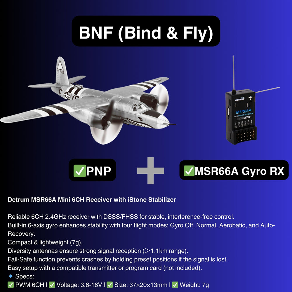 Dynam B 26 Marauder 4S RC Twin Warbird BNF