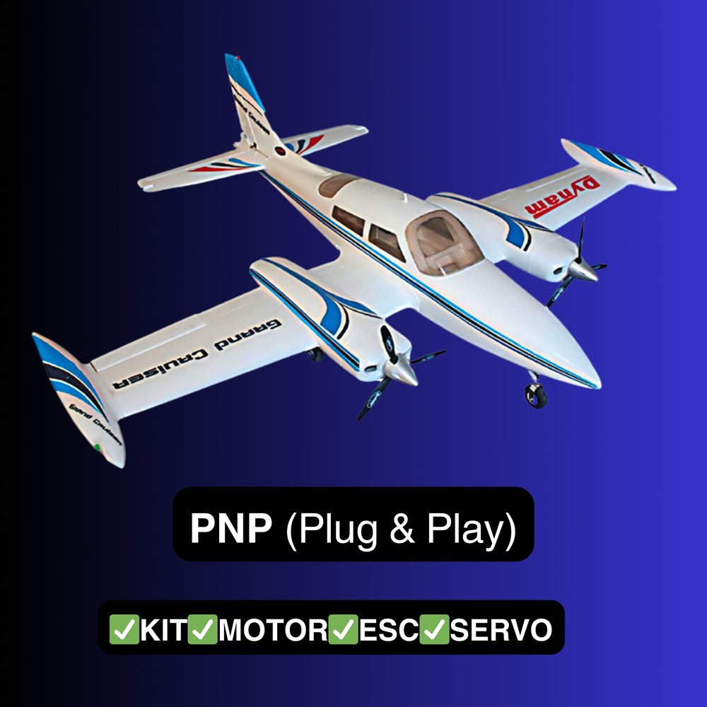 Dynam Cessna 310 Grand Cruiser V2 Blue Twin Motor RC Scale Plane 1300mm 51 Wingspan PNP