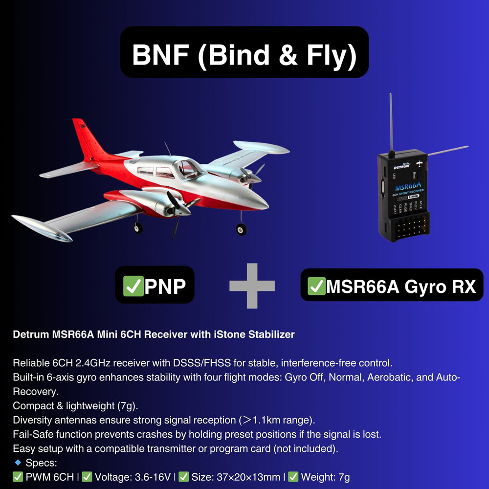 Dynam Cessna 310 Grand Cruiser V2 Red Twin Motor RC Scale Plane BNF