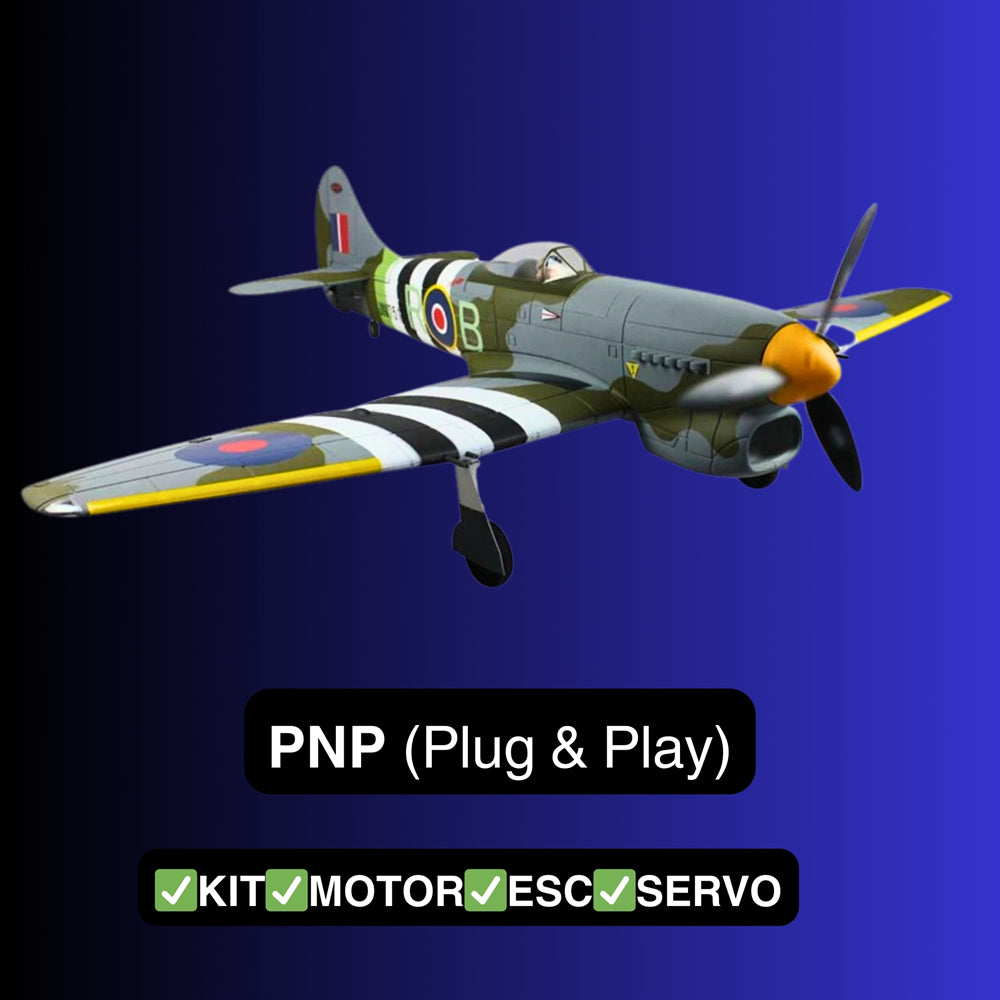Dynam Hawker Tempest V2 4S RC Warbird PNP