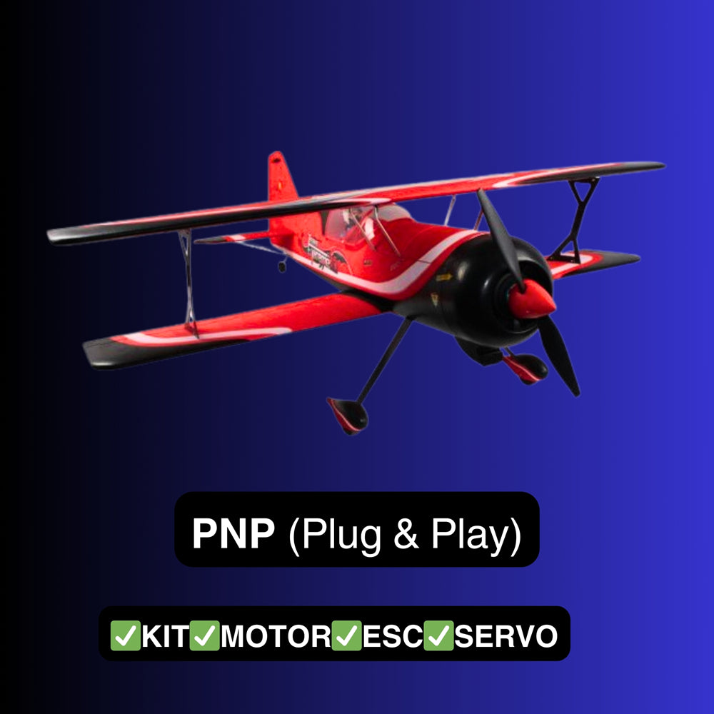 Dynam Pitts Python Model 12 Red 4S RC 3D Aerobatic Sport Biplane PNP