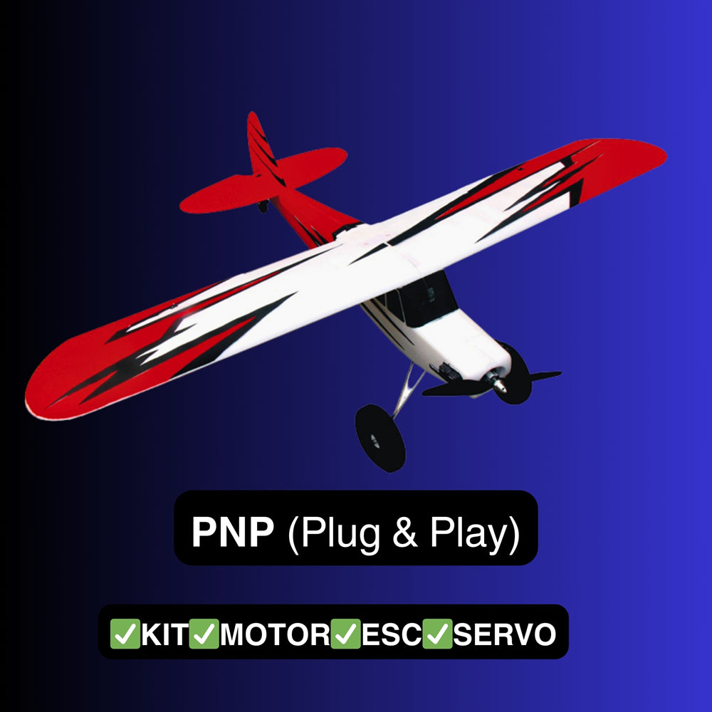 Dynam Primo RC Beginner Trainer Red STOL Bigfoot PNP